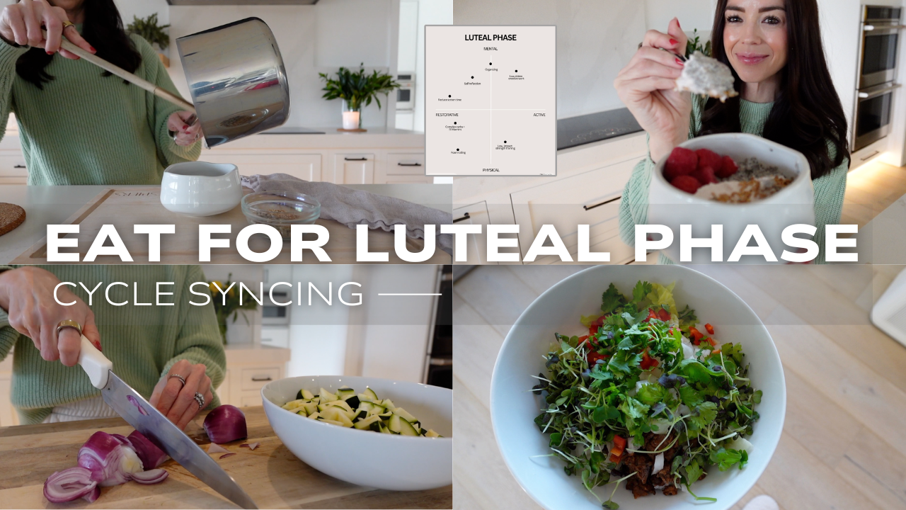 WHAT I EAT IN A DAY | Luteal Phase 
