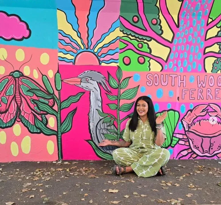 Uwu Studio shares her South Woodham Ferrers Mural Story