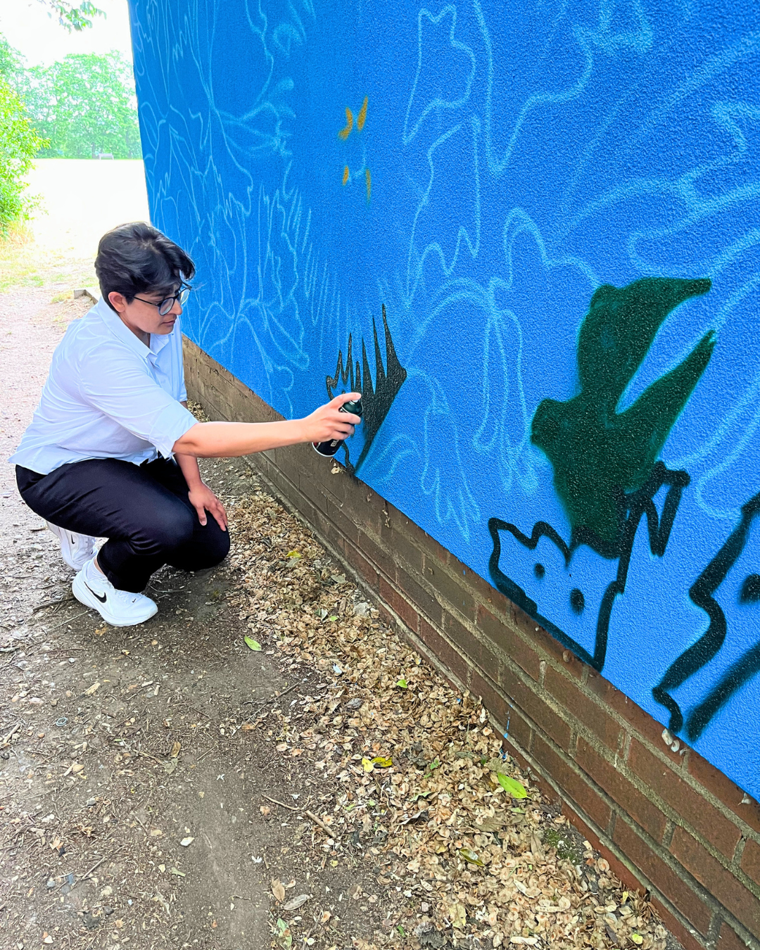 Myra of Cheerful Chai shares her Broomfield Mural Story
