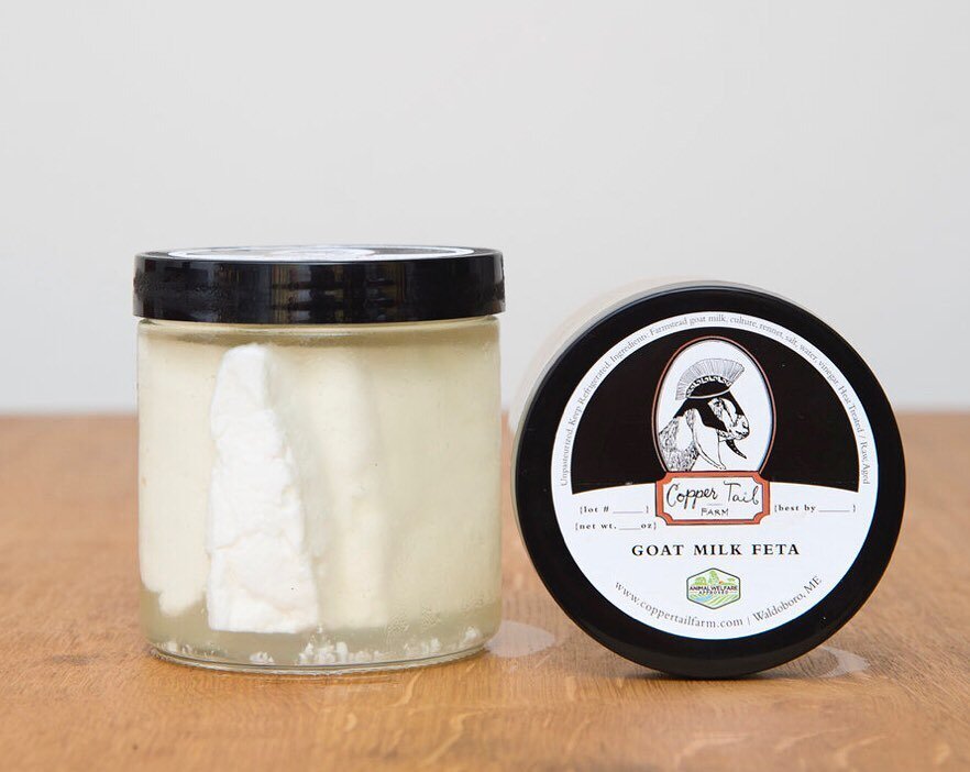 Our feta won Second Place at the @mainecheeseguild awards this year at the Maine Cheese Festival! We have some for you today at @brunswicktopsham market today&hellip; get it while you can, we dry the goats off on Thanksgiving, and after that  once we