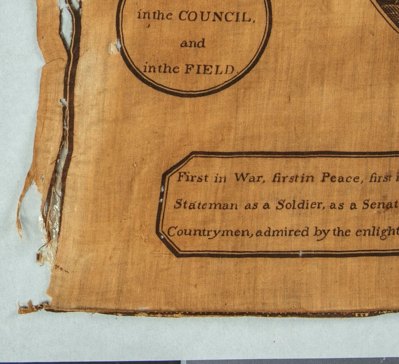 8. Significant losses were filled using cotton painted with acrylic (BT).