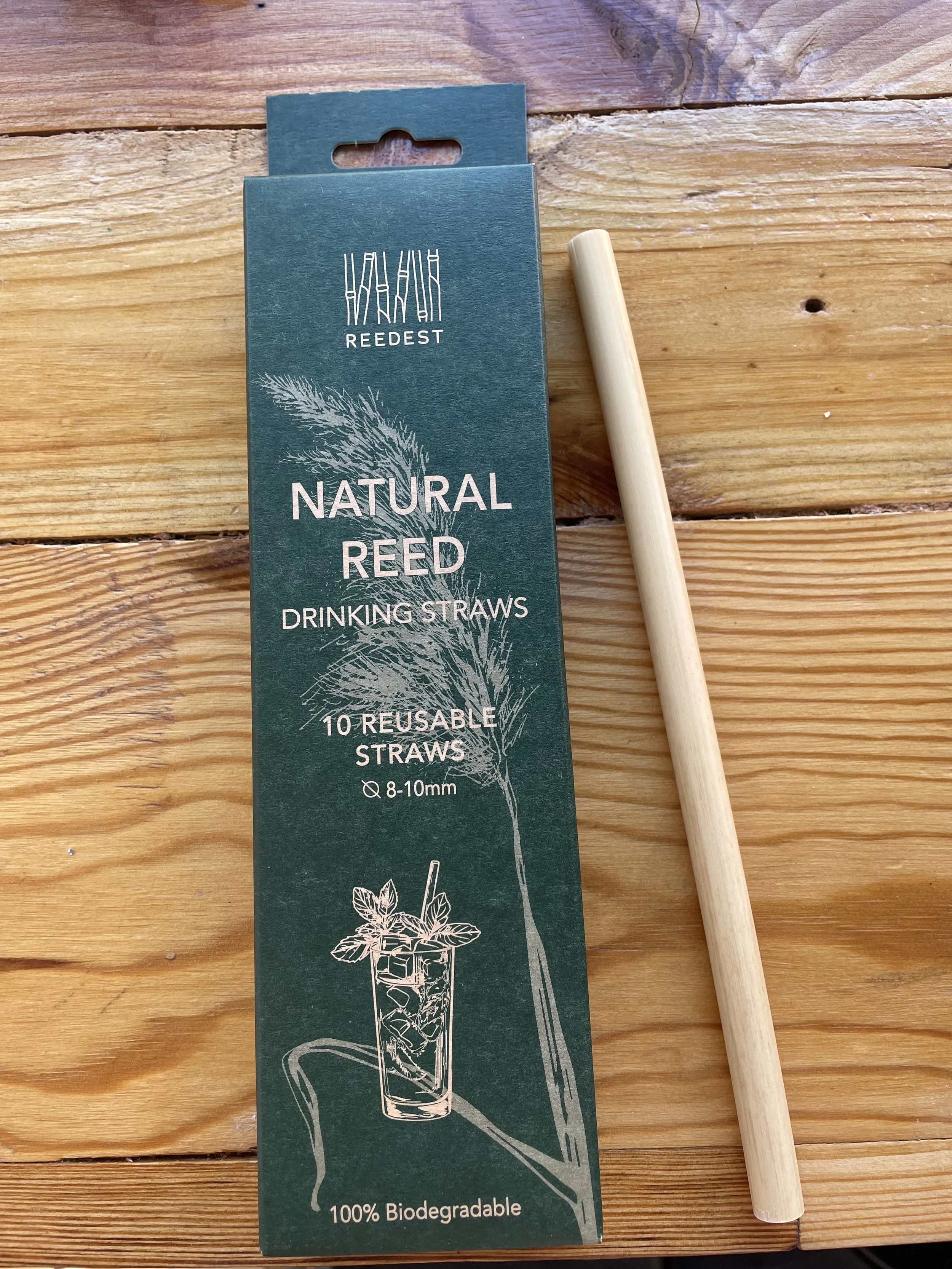Hempdustry Truestraw Straw from Reed - Sugrör i vass