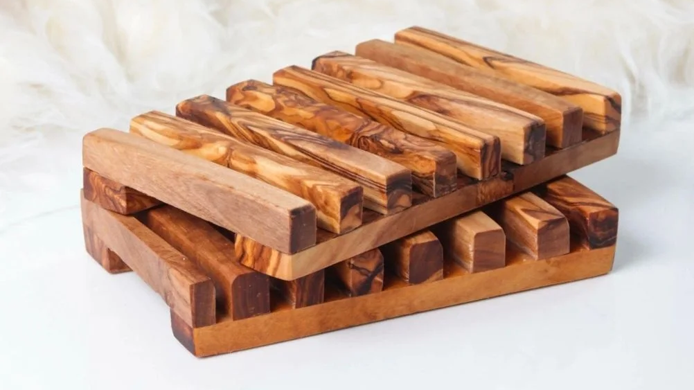 Aleppo Handmade Olive Wood Soap Dish (Tvålhållare)