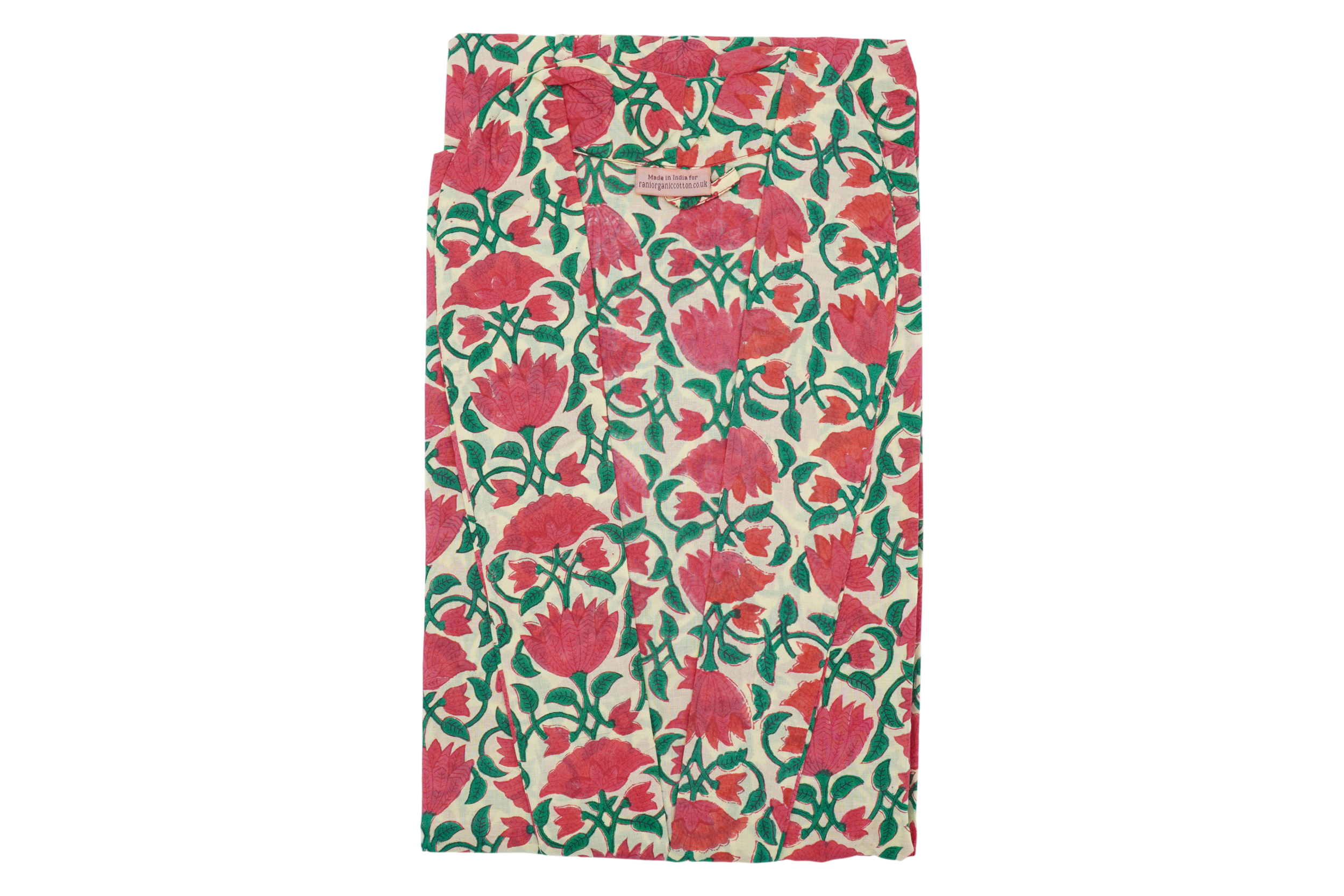 Red Lotus Voile Dressing Gown