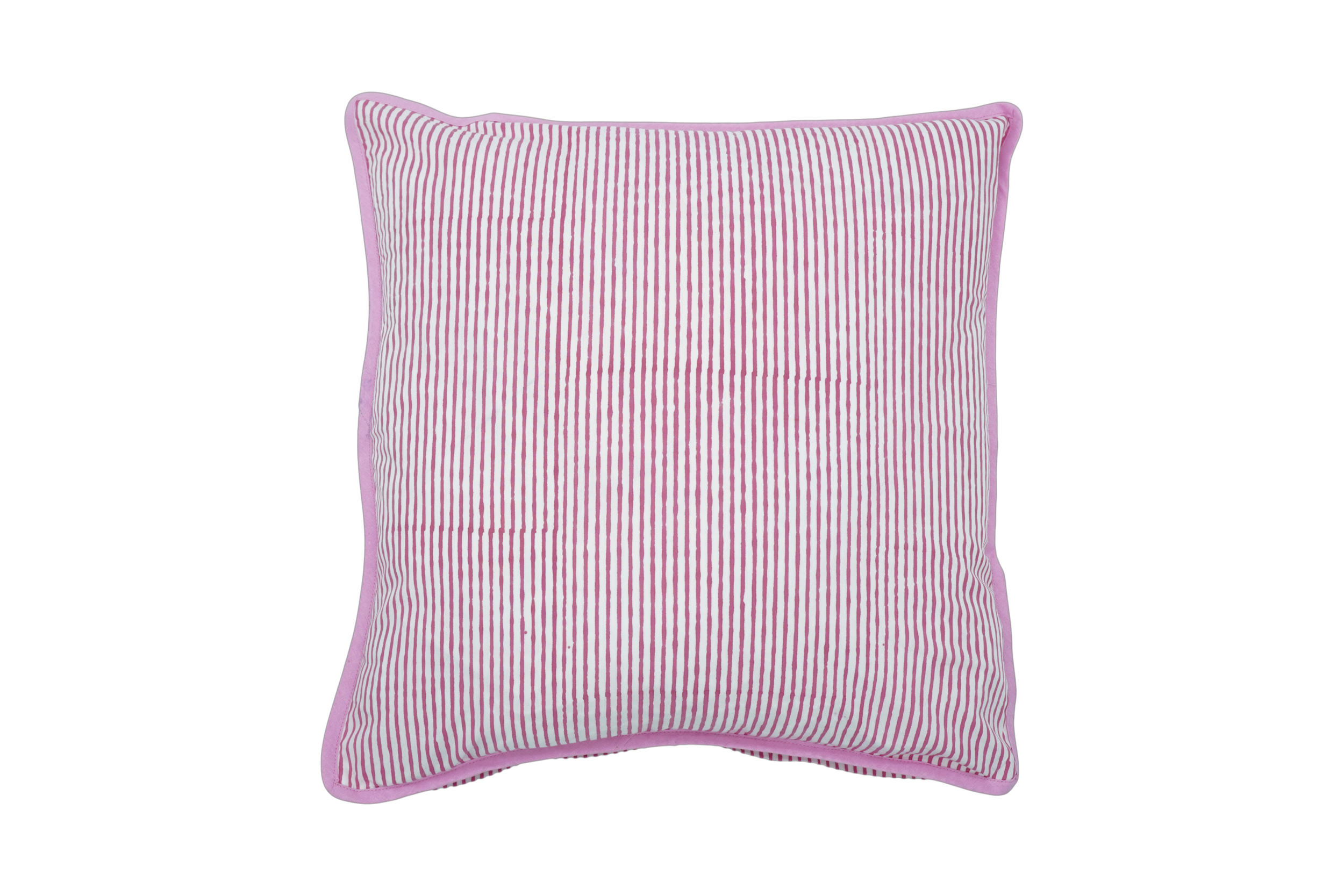 Pink Stripe Cushion Cover