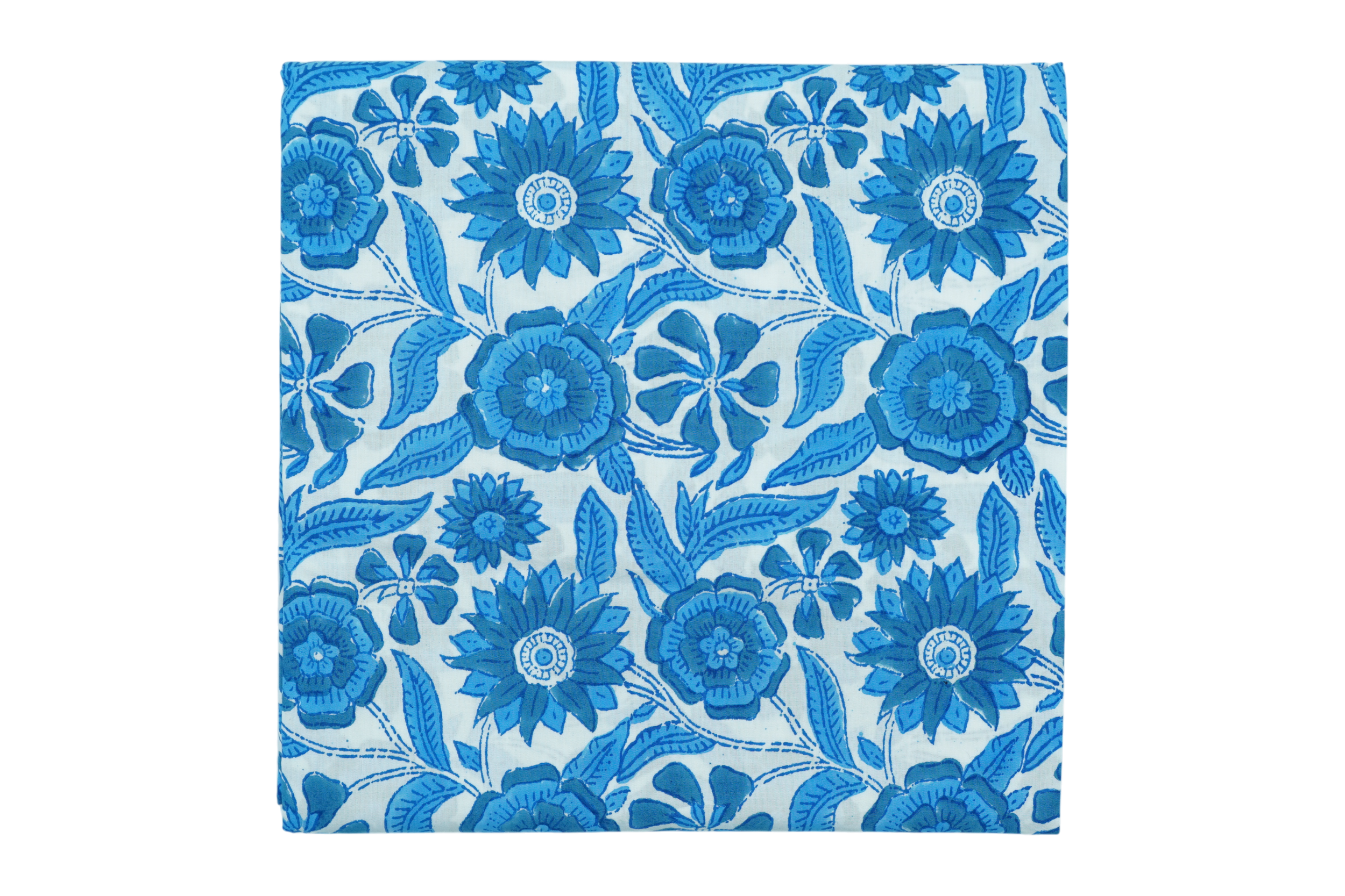 Blue Sunflower Tablecloth