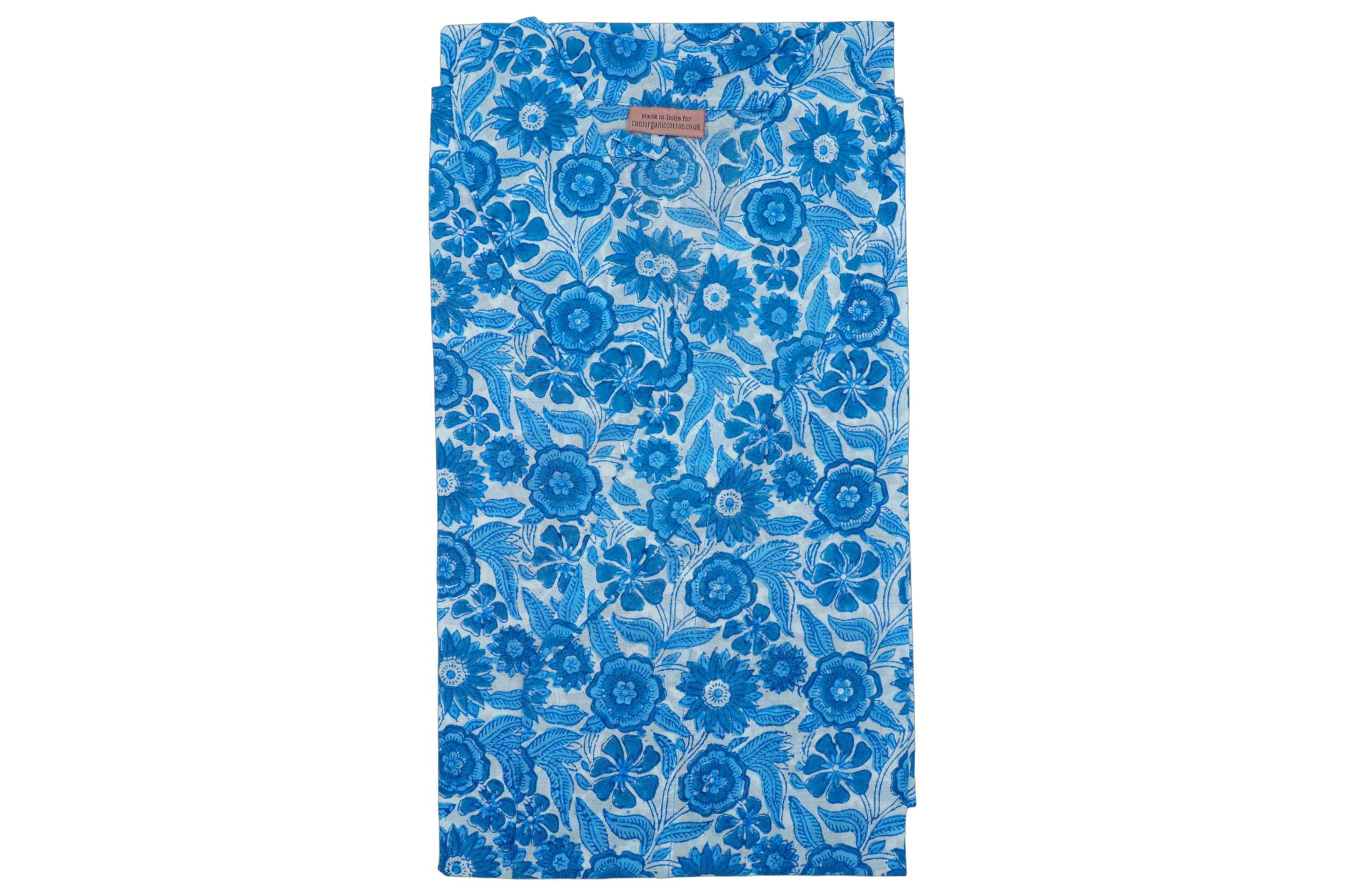 Blue Sunflower Voile Dressing Gown