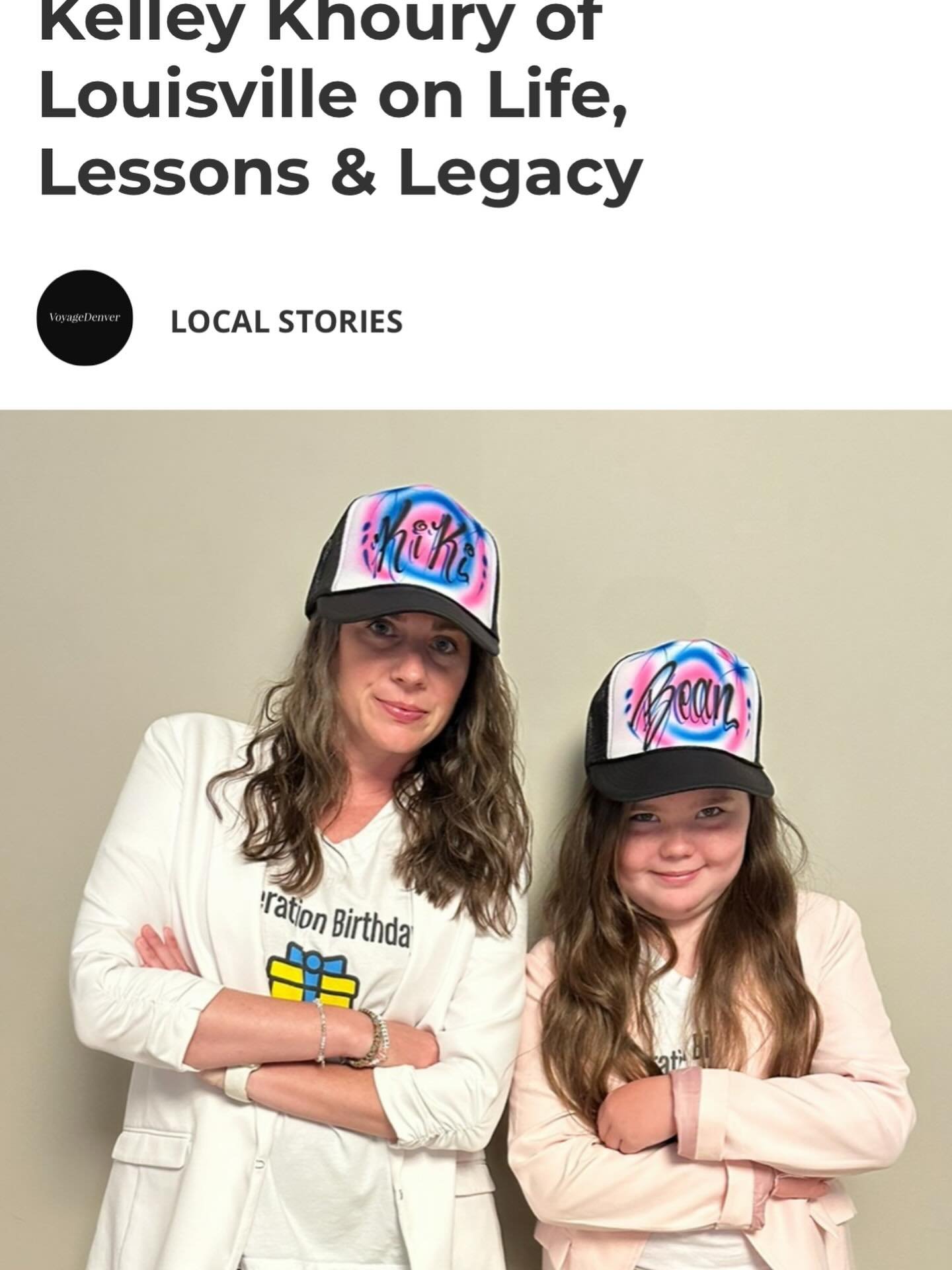 We&rsquo;re honored that our co-founder, Kelley Khoury, was recently featured in VoyageDenver!

In this interview, Kelley shares the heart behind @operationbirthday2, the life lessons that shaped our mission, and why honoring each child with a person