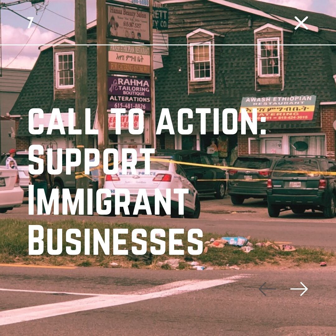 Our first call to action is to invest in the businesses in Millwood. These businesses, in turn, support community members in the most formidable way, translating documents, spreading news, offering reduced prices, connecting and networking newcomers.