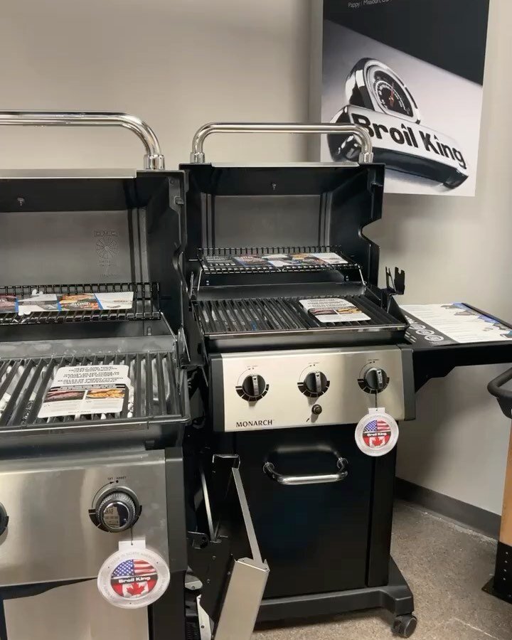 WE NOW SELL BROIL KING BARBECUES &amp; GRILLS‼️‼️

Come check them out tomorrow at our 1 year anniversary celebration!!🎉🎉

#broilking #kitchen #appliances #uxbridge