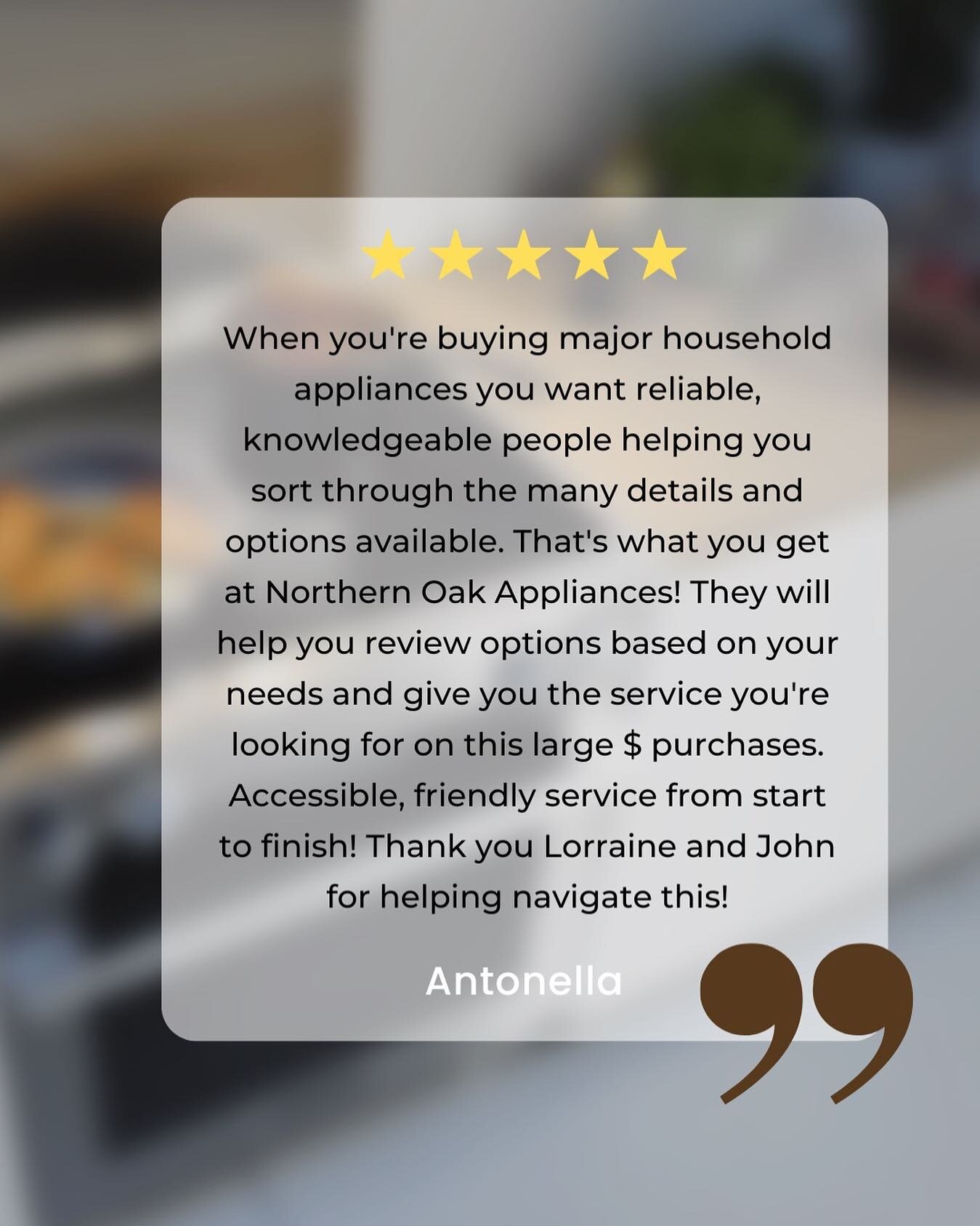 Another great review!! 
Thank you Antonella for the 5⭐️ review!!
