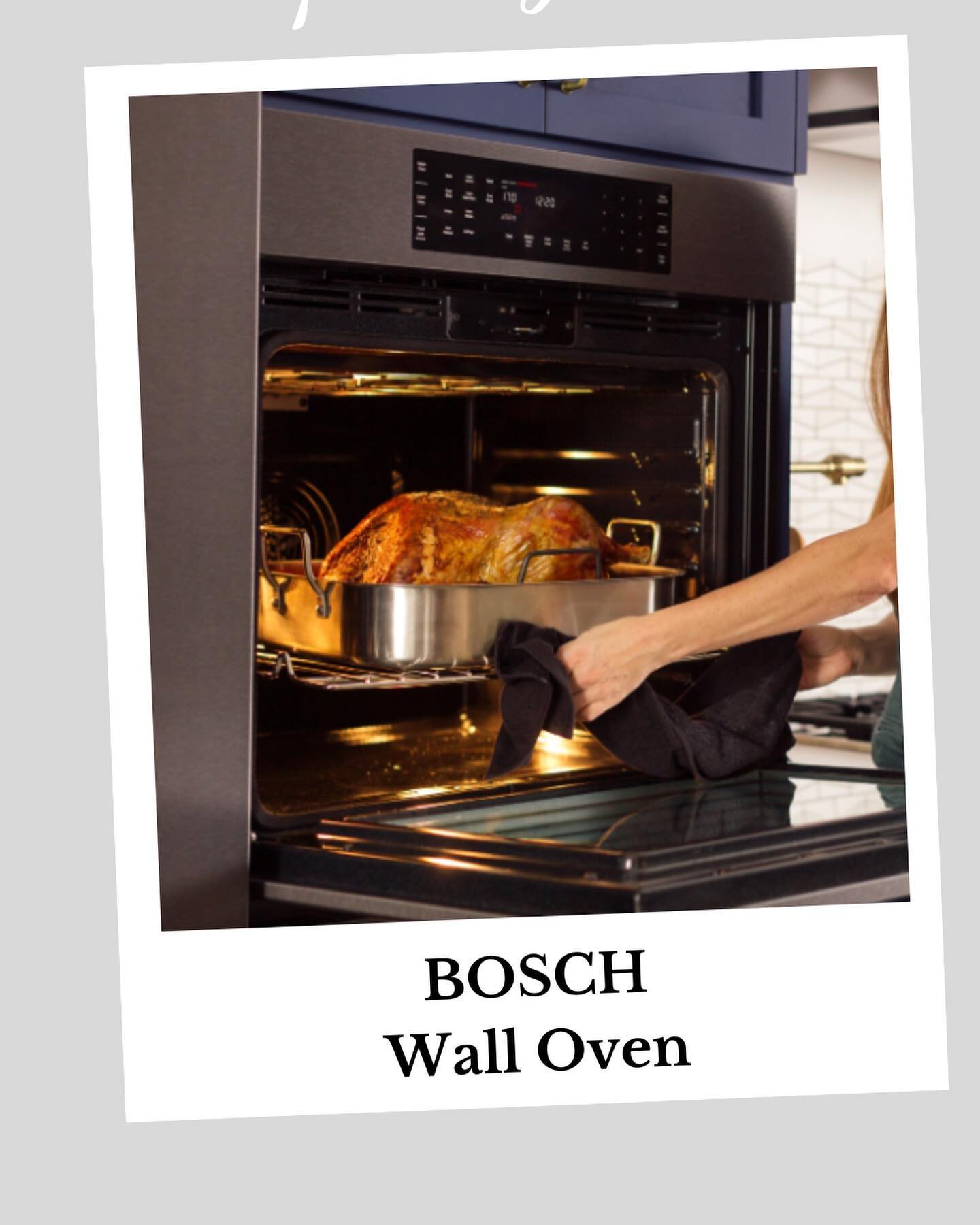 MONDAY SPOTLIGHT!!✨✨

The Bosch Wall-Oven offers the largest capacity on the market!! Comes as single oven, compact oven, energy officiant, double-walled ovens with so many cooking &amp; baking features!!