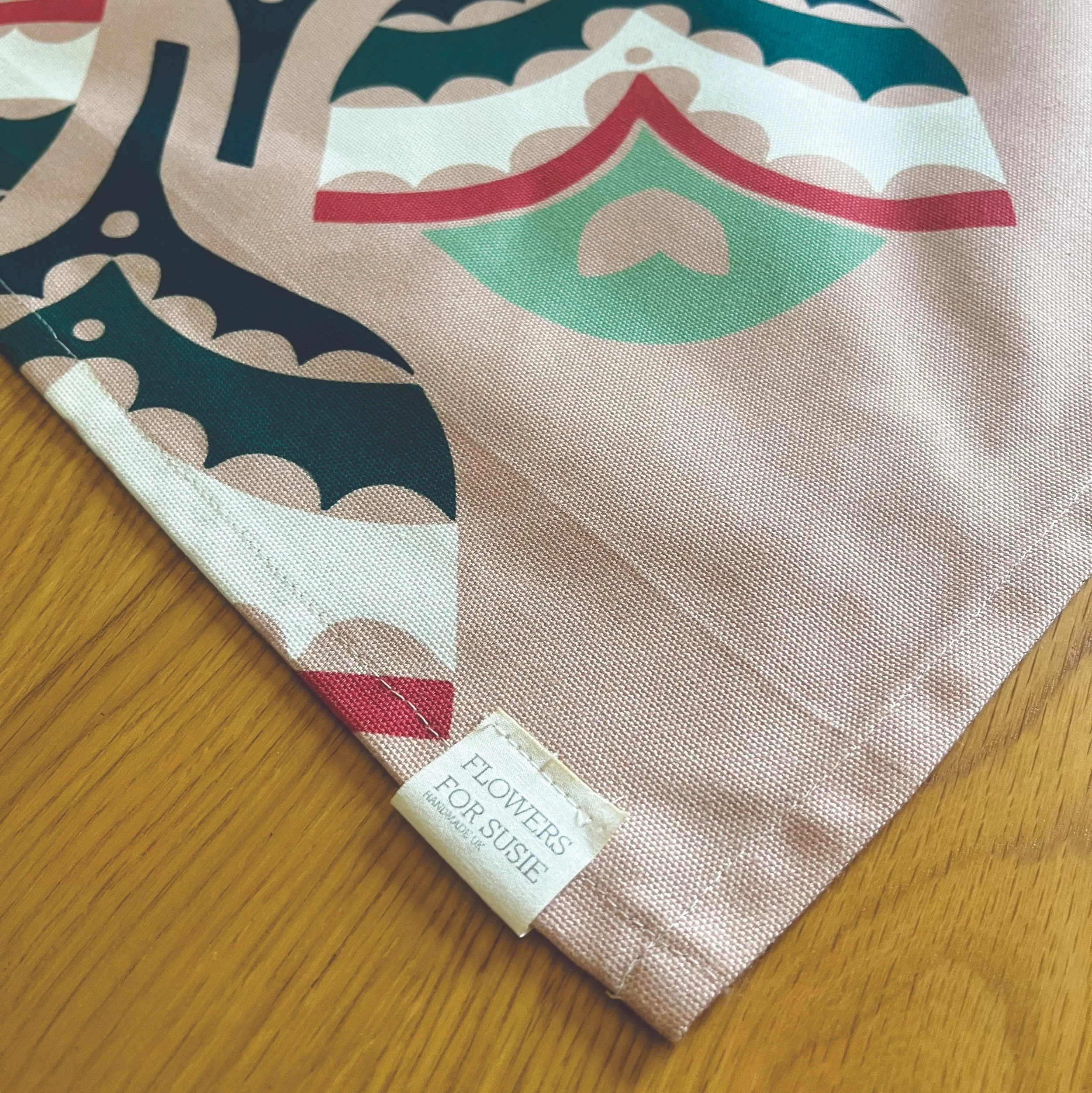 Flowering Heart  Tea Towel | British Made