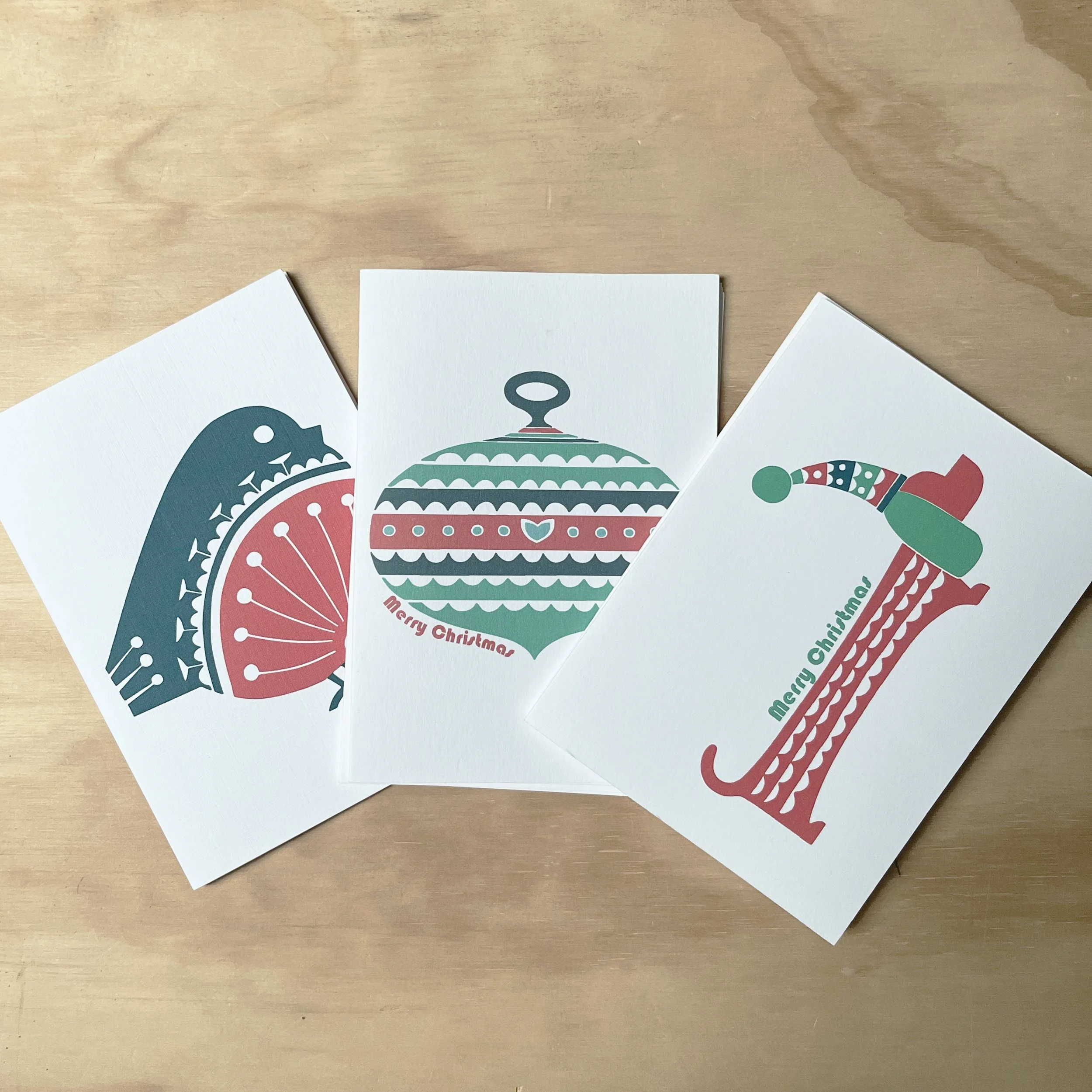 Mixed Christmas card pack - 6 Cards