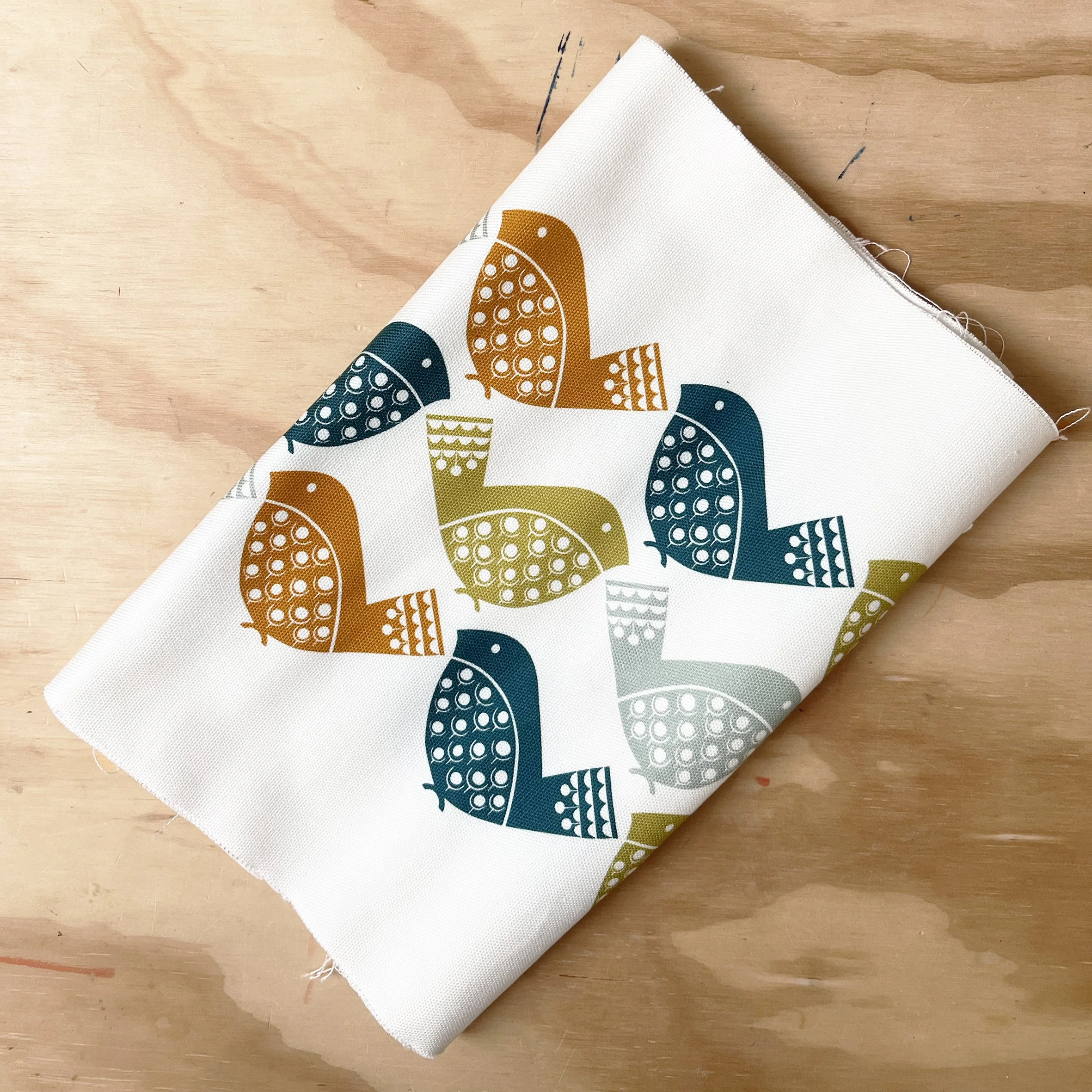 SAMPLE Flower fabric panel-YELLOW FLOWER| British Made