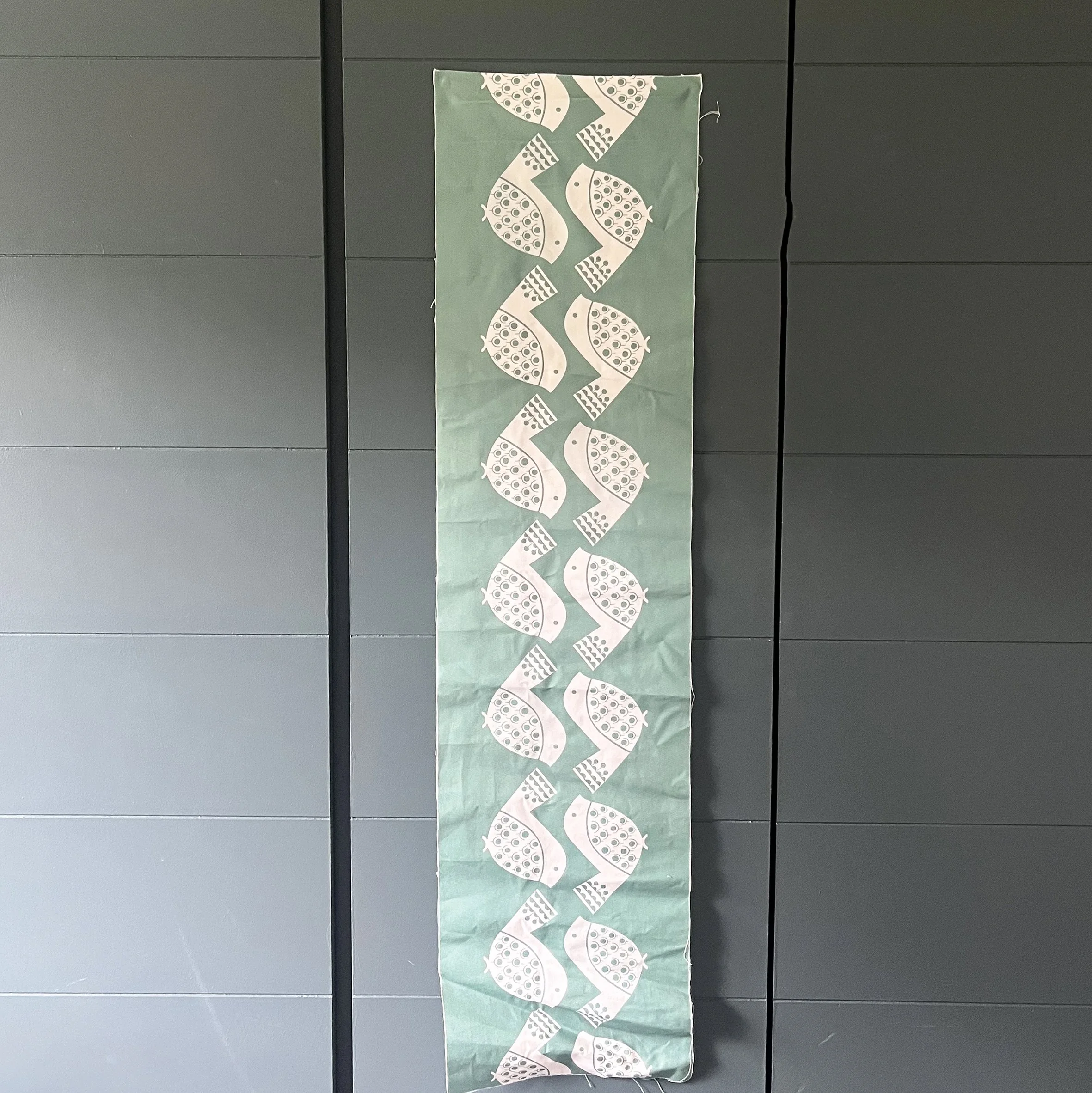 SAMPLE Birdie fabric panel-LARGE BIRDIE | British Made