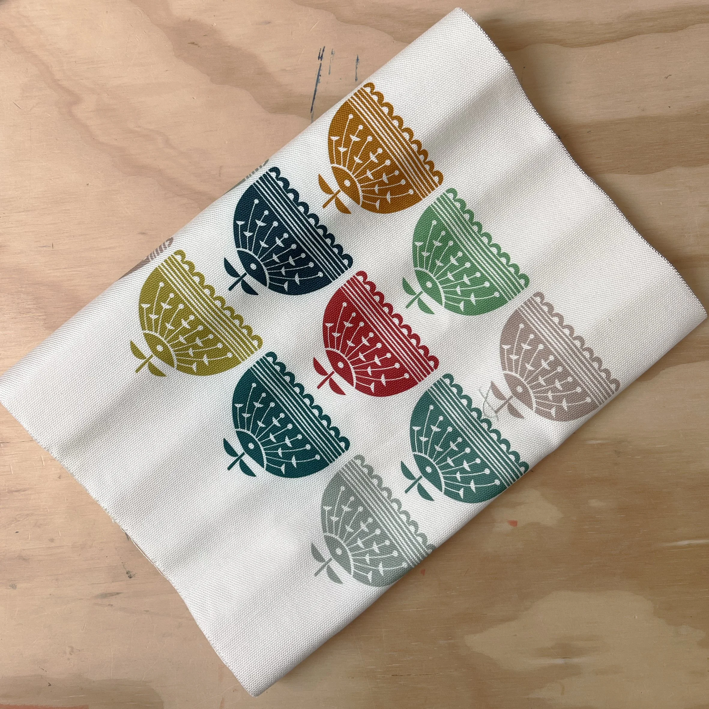 SAMPLE Flower fabric panel-YELLOW FLOWER | British Made (Copy)