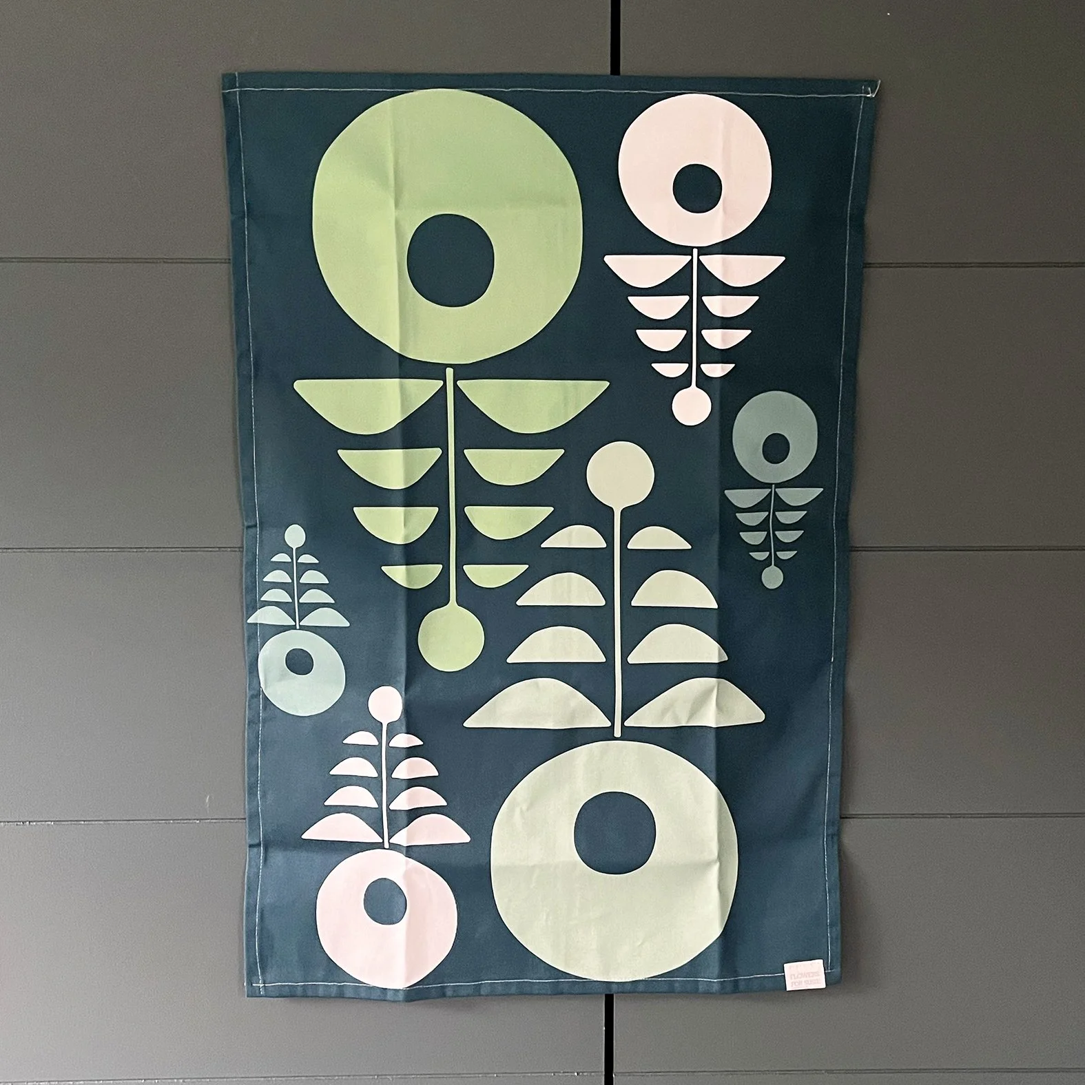 SAMPLE NEW Dandelion Cotton Tea Towel British Made