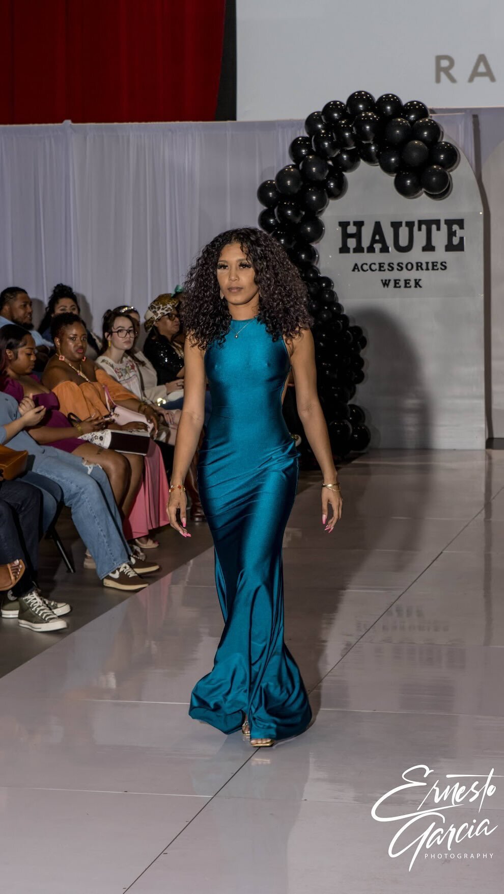 The Creator and Designer, The Rarest Gem 💎
They had each designer come out and introduce themselves and their brand after each segment, and I had to make sure to offer my custom services, while on the stage! The dress I am wearing was made that mor