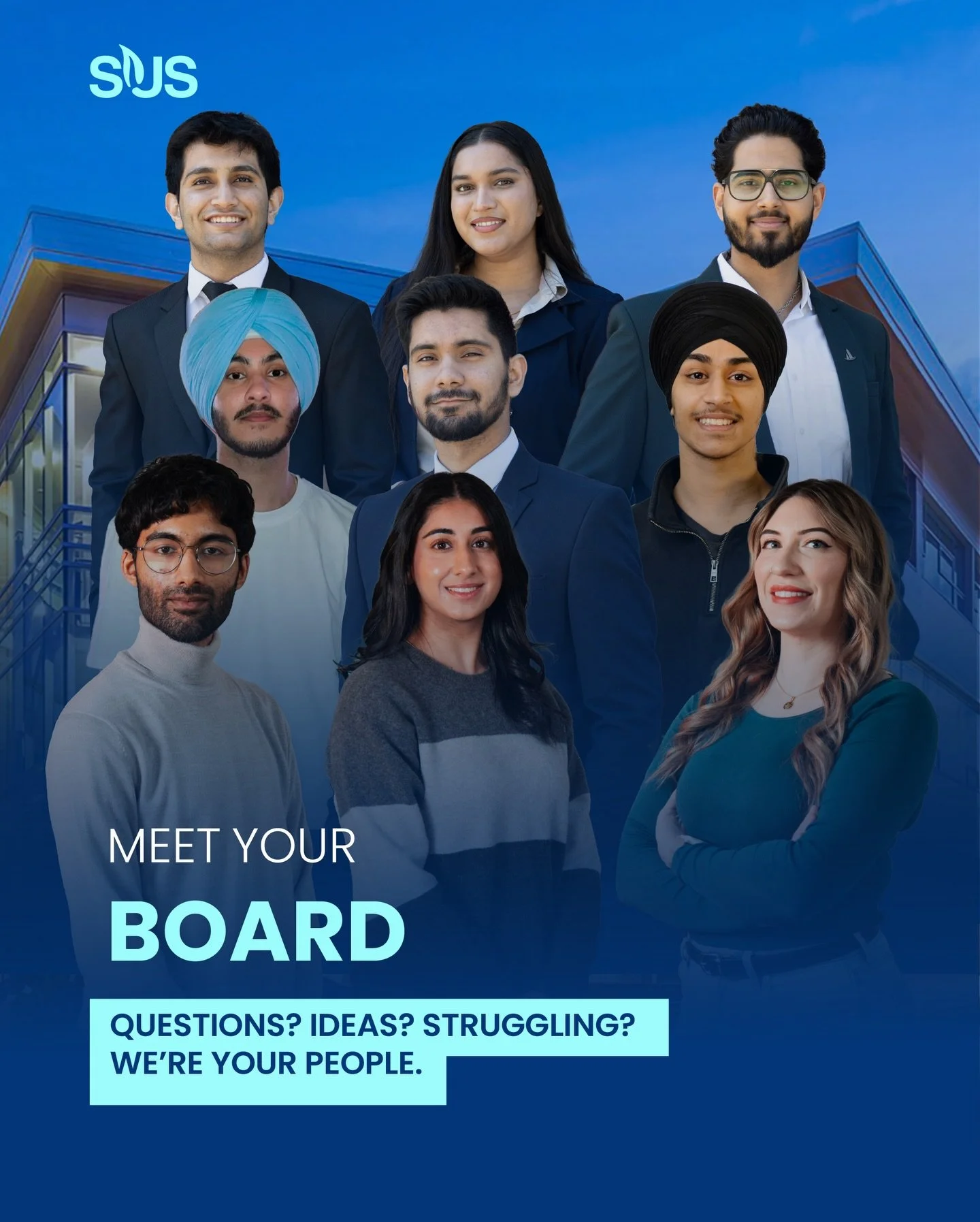 Your Board. Your voice. 💬
Got questions, ideas, or need support? 

Get in touch with the folks representing you 👉 ufvsus.ca/board (link in bio)

#UFVSUS #StudentVoice #board #studentleaders