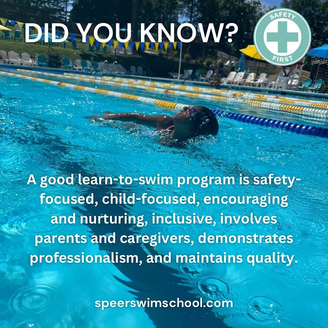 MAY IS WATER SAFETY MONTH 🛟💦

According to a United Swim School Association, a good learn to swim program is safety focused, child focused, encouraging and nurturing, inclusive, involves parents and caregivers, demonstrates professionalism, and mai