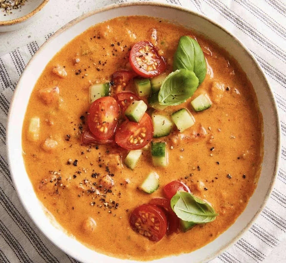 A Fresh Summer Recipe: Watermelon Tomato Gazpacho
