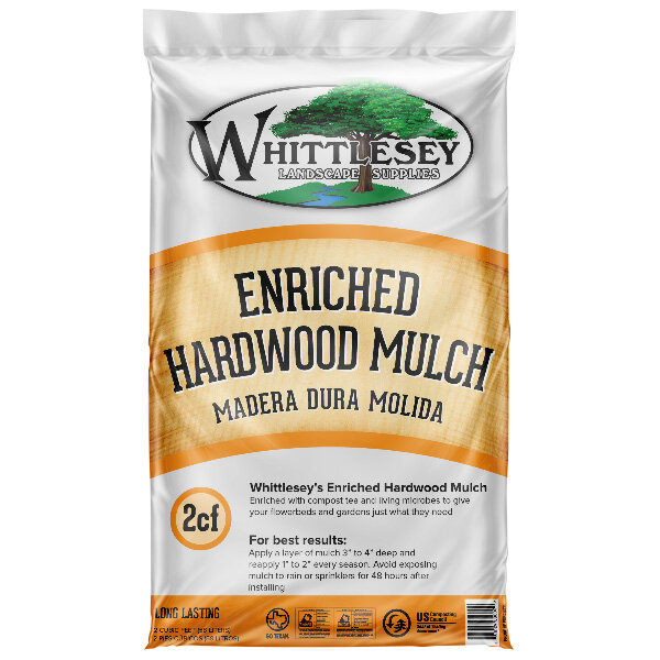 bag whittlesey hardwood mulch
