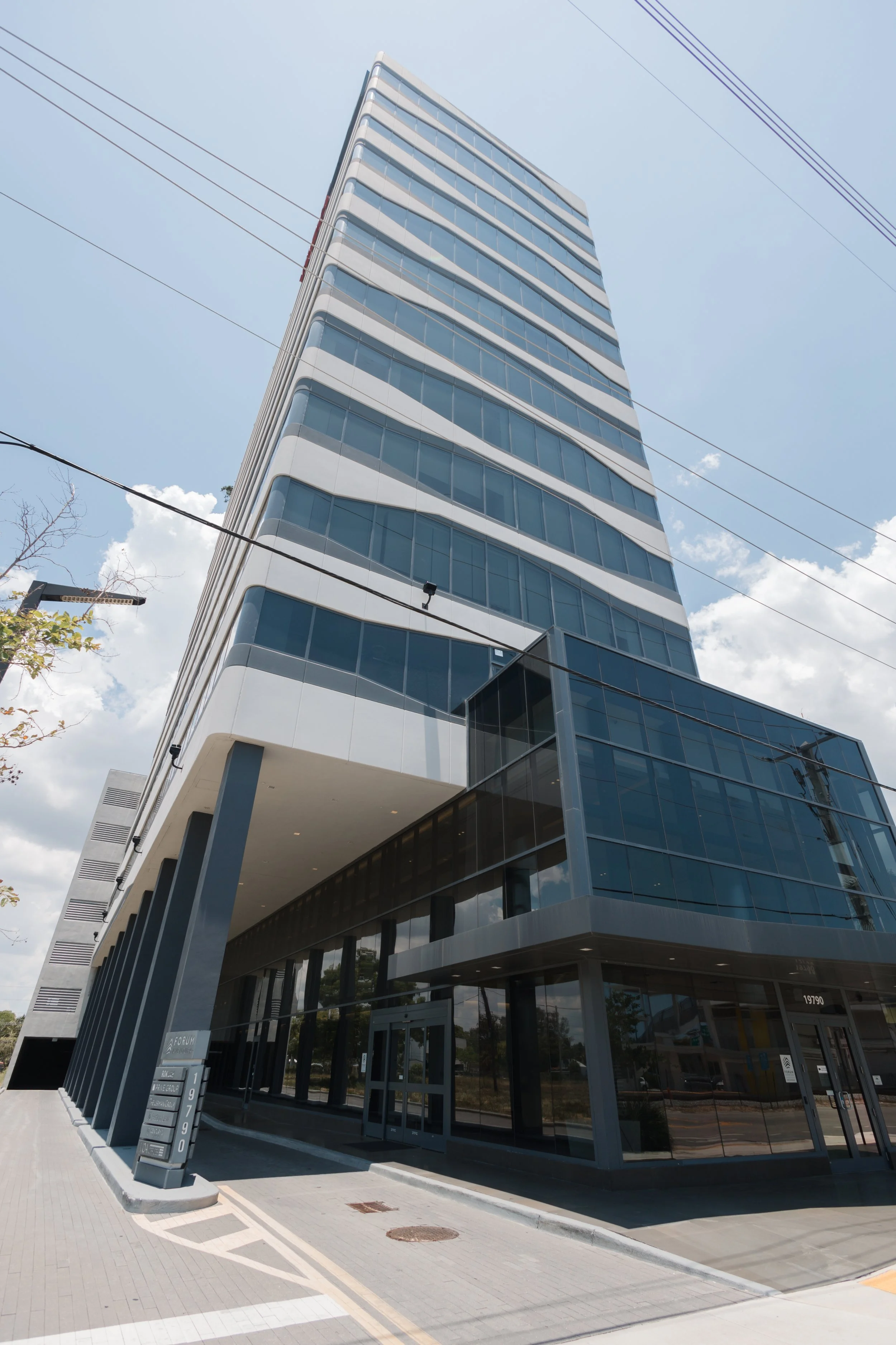 entrance of Forum Aventura (ROK) building