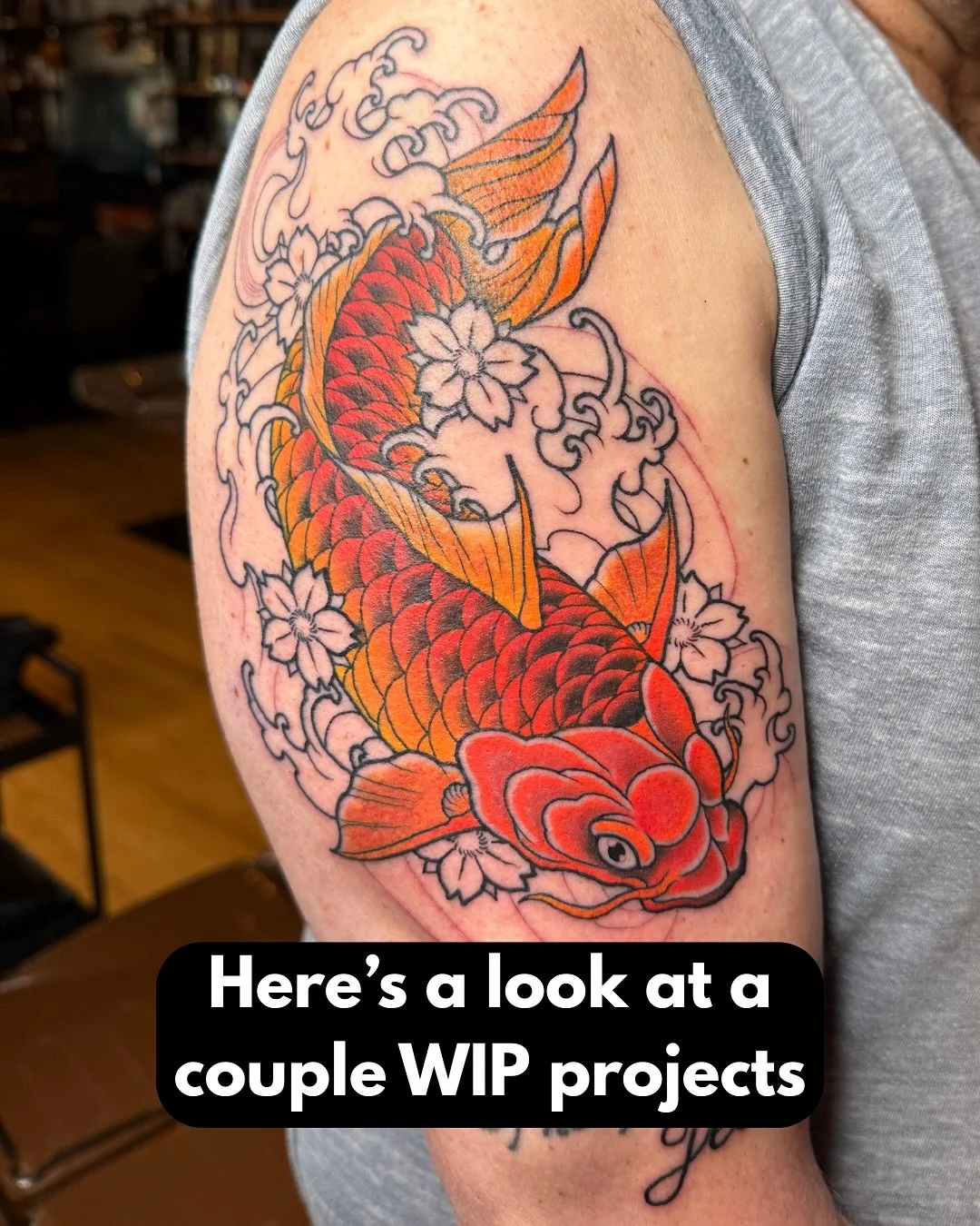 I don&rsquo;t often post uncompleted tattoos so here&rsquo;s a look at some projects I haven&rsquo;t finished yet.

Even with parts not being done there something satisfying about a tattoo. Thanks for trusting me with designs that take multiple sessi