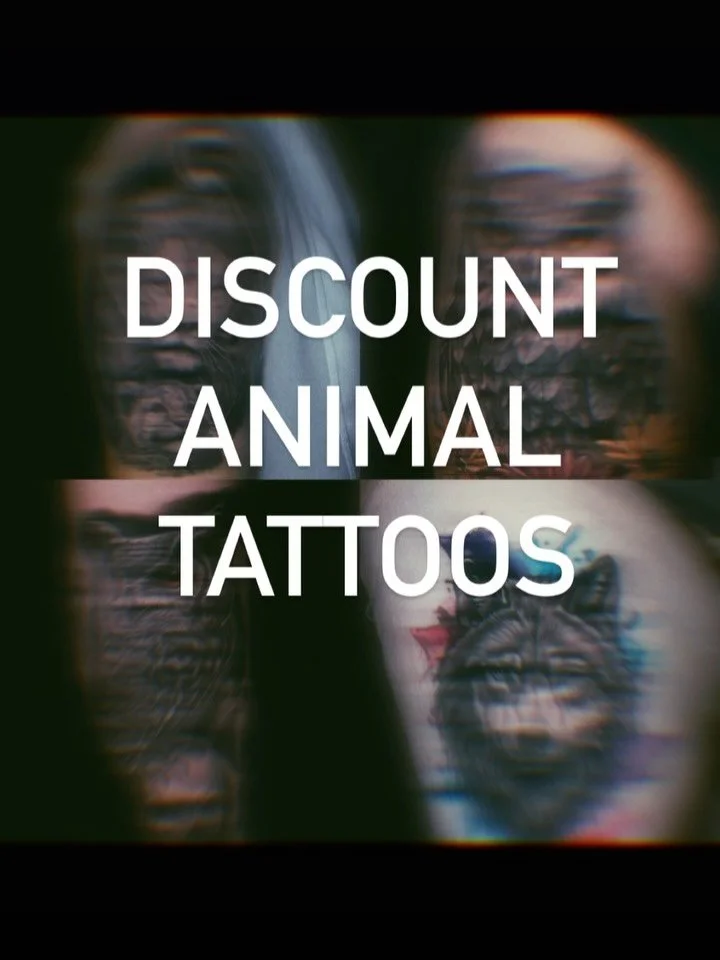 I&rsquo;m opening 6 spots for discounted animal portraits for the rest of 2025 &ndash; black &amp; grey or full color.
If you&rsquo;ve been wanting your favorite animal tattooed this is your sign!

DM  or fill out a request form to claim a spot befor