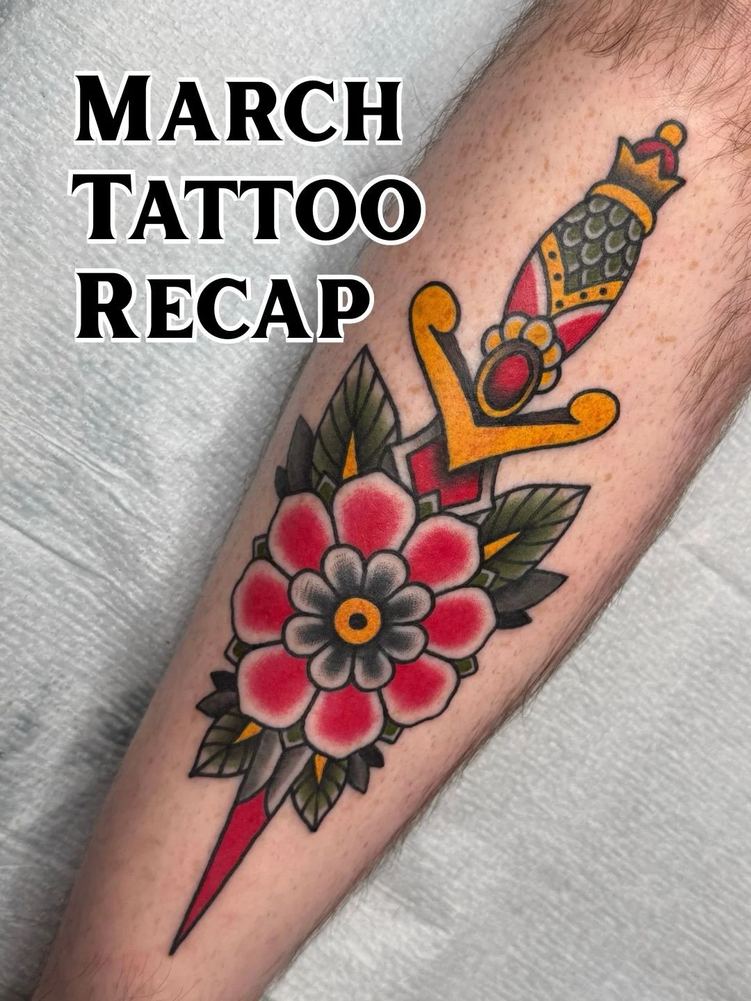 We&rsquo;re 3 months through 2026 already? Time flies&hellip;

With March in the books here&rsquo;s a look back at some fun tattoos I was able to do. Thanks for all the fun ideas and for keeping me busy!

I&rsquo;m booked through May but if you&rsquo