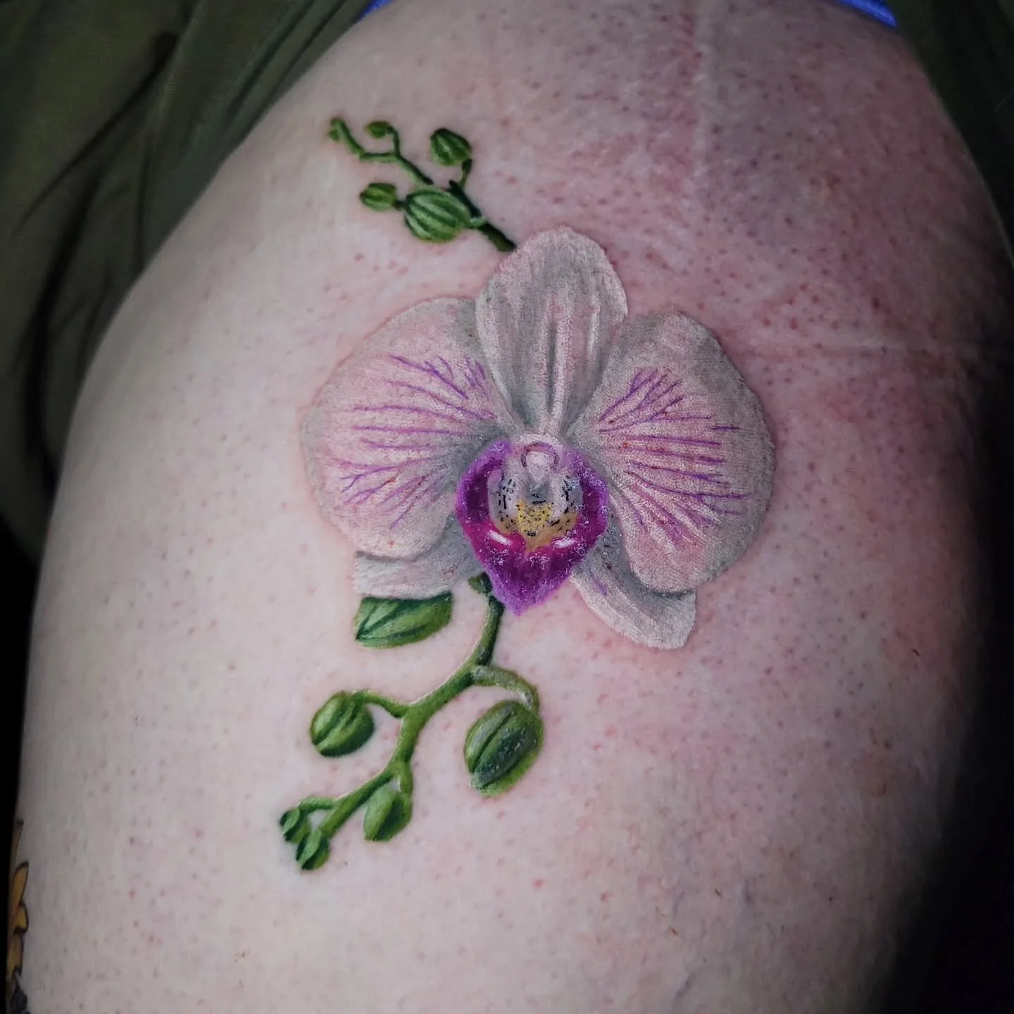 I had the pleasure of doing this beautiful Moth-Orchid, recently. My Spring Sale is in full swing, so don't miss the opportunity to get some cool floral pieces done before the summer. 
Thanks for looking!

DM or email (in bio) for inquiries and booki