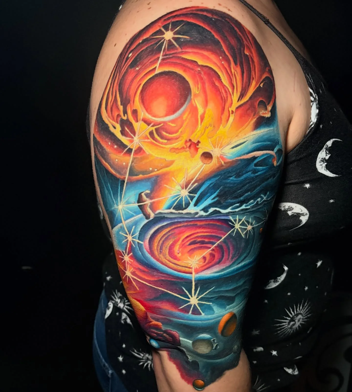Jenna is an Aquarius. Jenna gets rad tattoos. If you have a zodiac sign and want a rad tattoo then do what Jenna did and reach out.