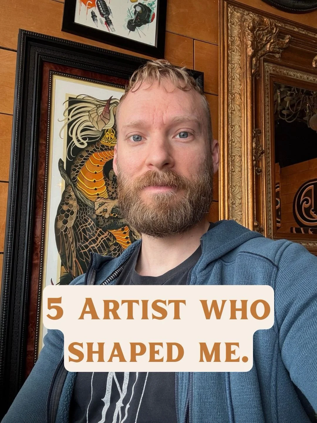 The artists you keep coming back to will shape your voice more than you realize.

These five have been constant for me: Caravaggio, Frank Frazetta, Kekai Kotaki, Mike Mignola, and Alphonse Mucha. On the surface, they couldn&rsquo;t be more different&