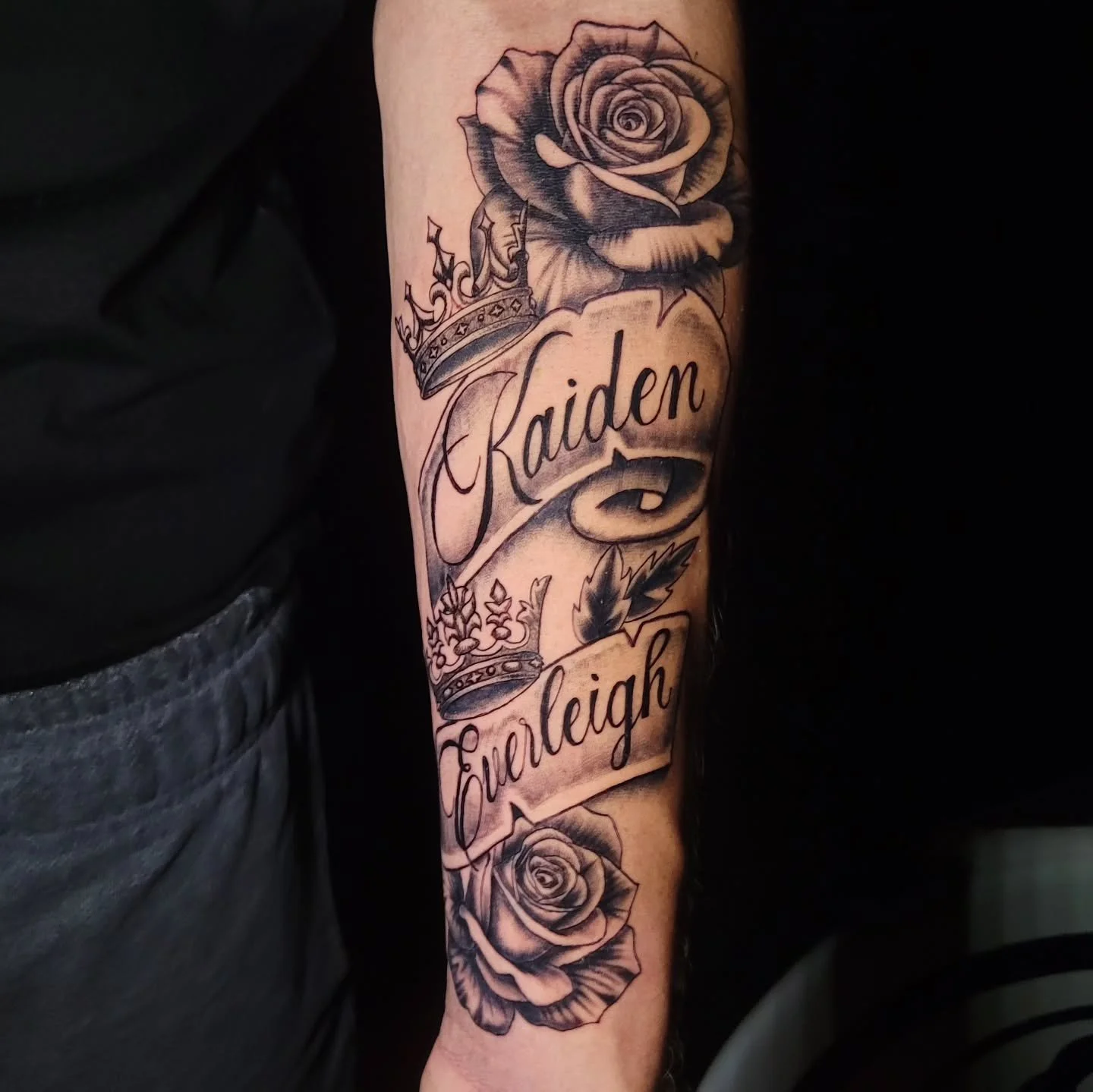 I had a great time doing this piece. My client wanted something to honor his 2 children. I always love the opportunity to do a tattoo that carries a deep meaning for the client, big or small.

DM or email (in bio) for inquiries and booking. Let's get
