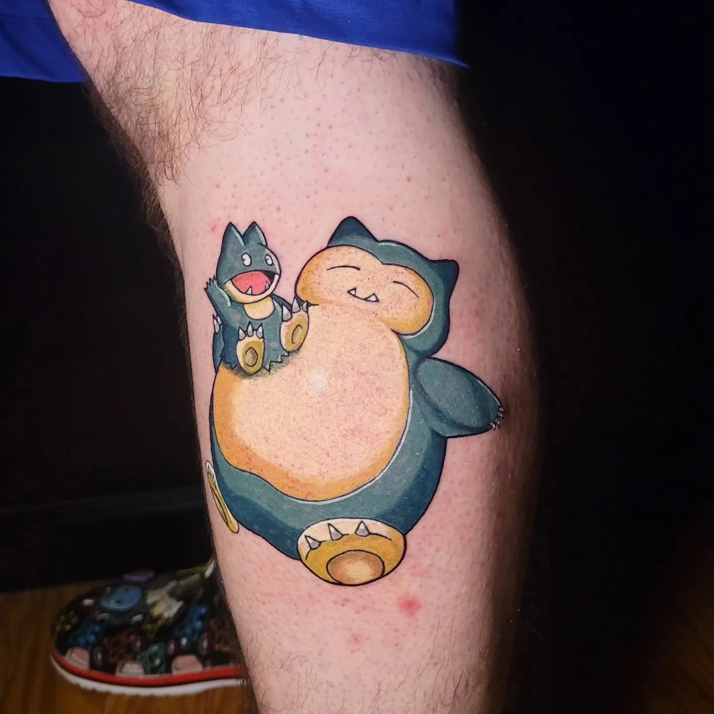 I had a blast doing this Snorlax and Munchlax piece for my buddy, @fikidervisevic 
I always love doing Pokemon, or anything from anime/cartoon series, really. 

DM or email (in bio) for booking and inquiries. Let's get you scheduled for your next tat