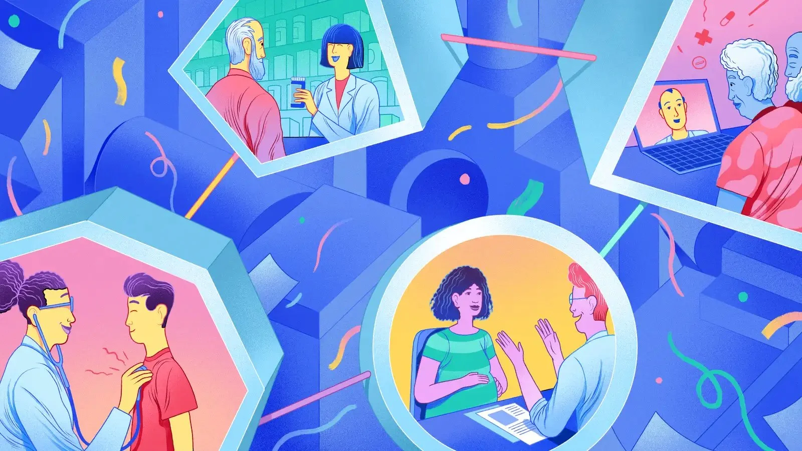 How creating health equity is good for people and for business - Illustration by Rune Fisker