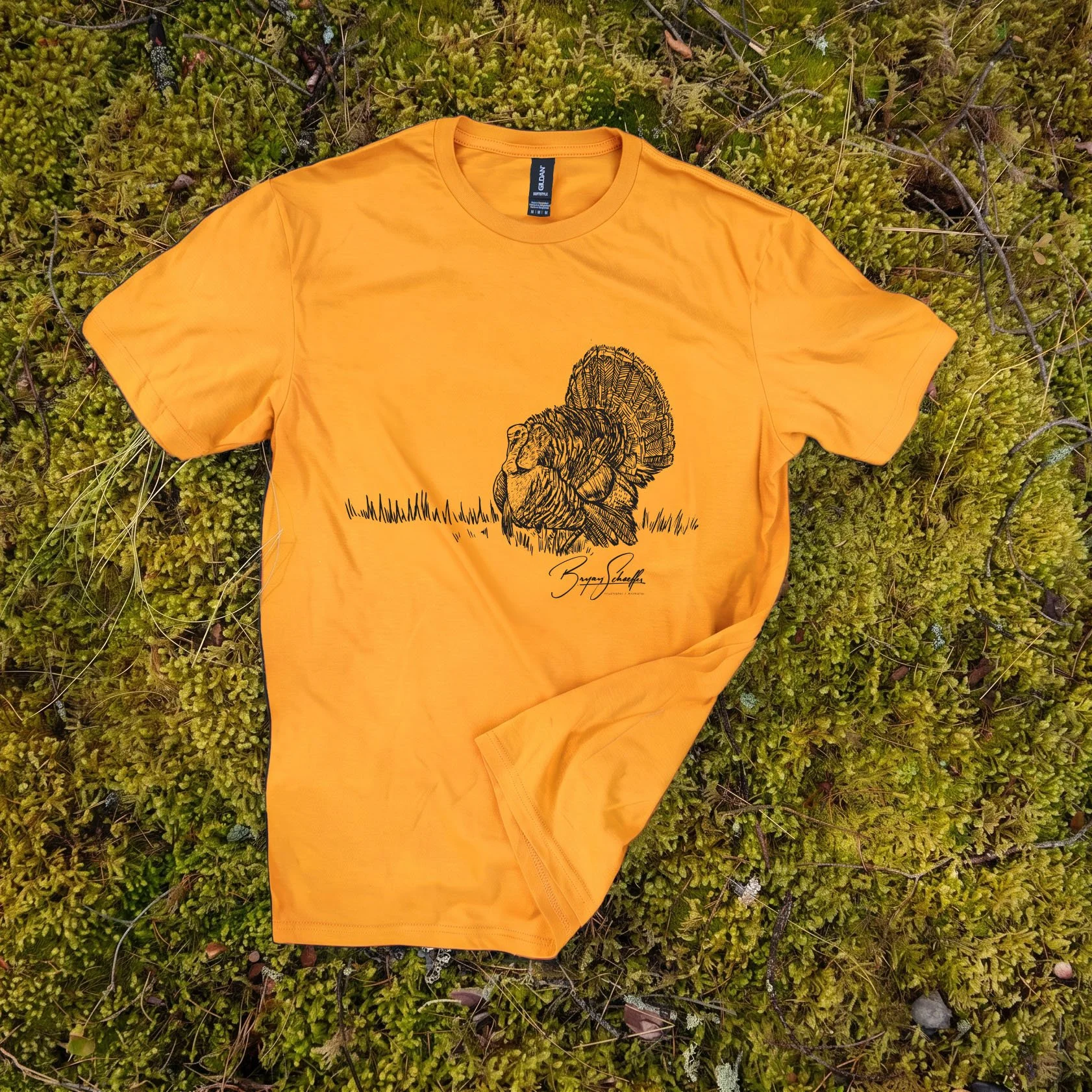 Turkey_T-Shirt_0002_Daisy #FFC946.jpg