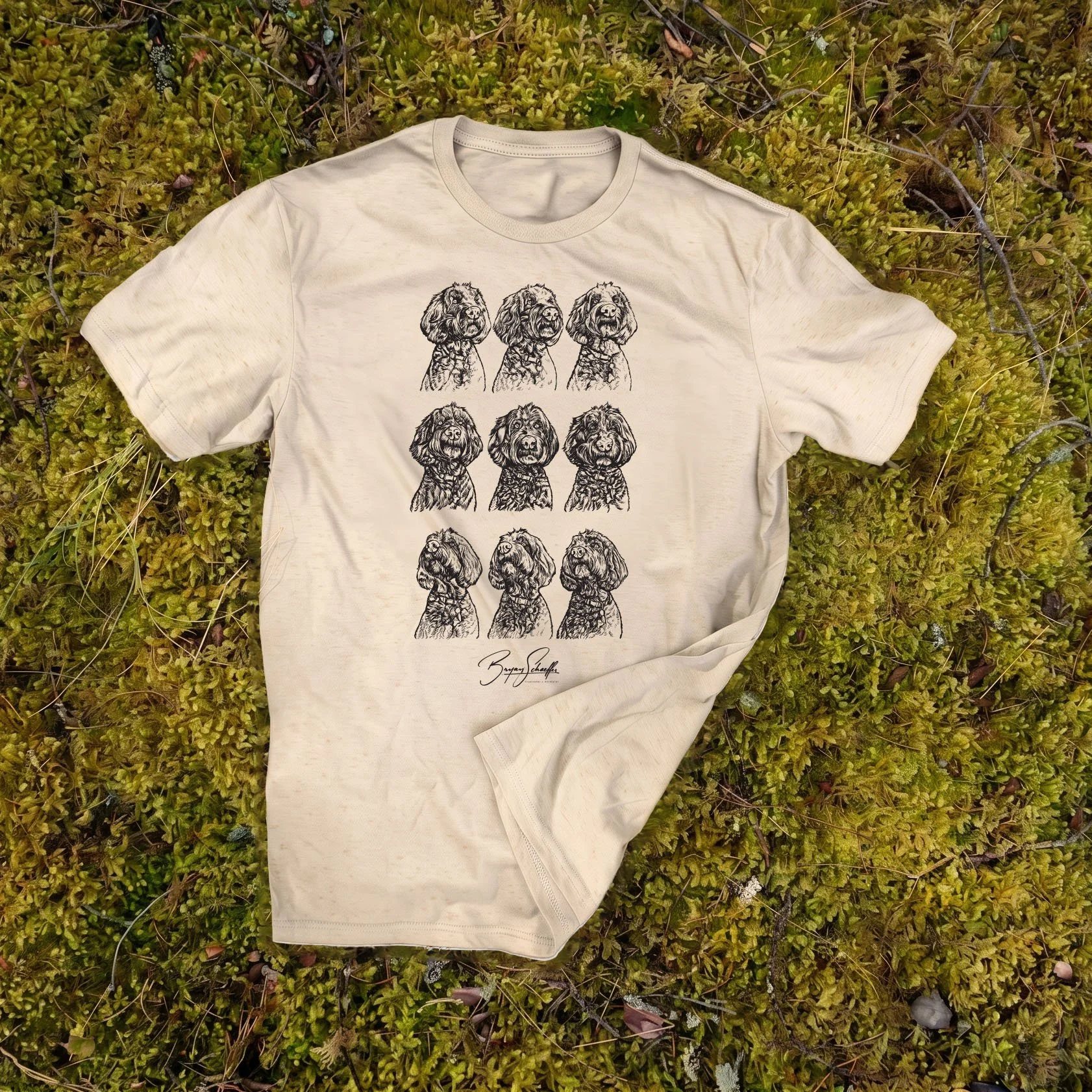 LokiSniff_T-Shirt_0003_Heather Natural hex#f9e9cf.jpg