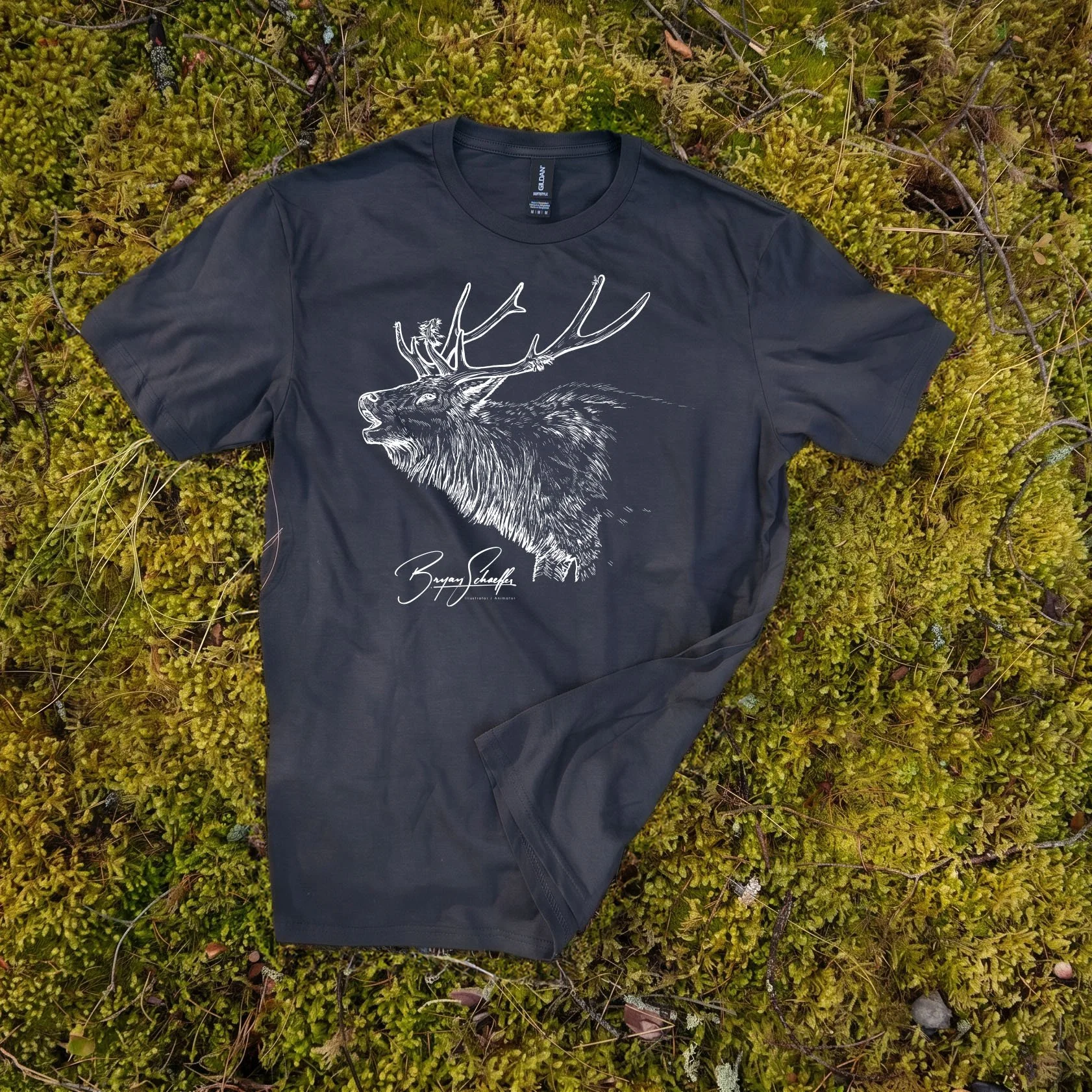 ElkBugle_T-Shirt_0004_Heather Navy 424754.jpg