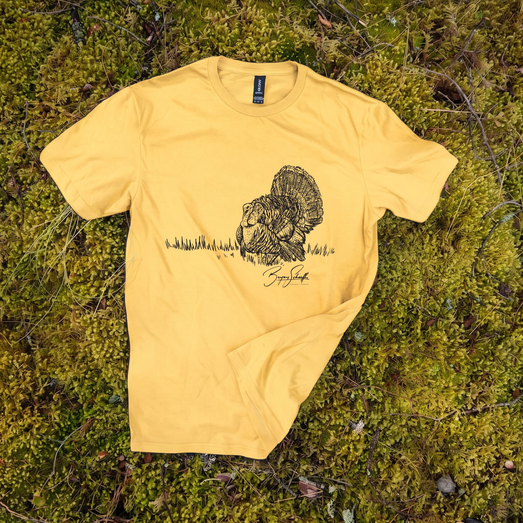 Turkey_T-Shirt_0003_Cornsilk #ffea8a.jpg