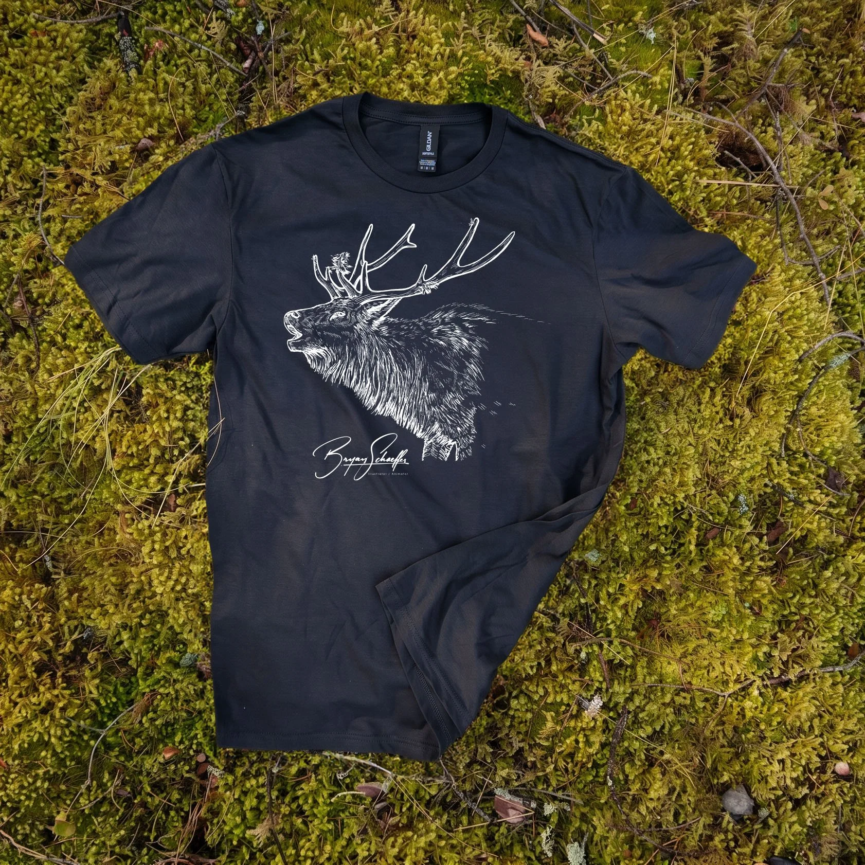 ElkBugle_T-Shirt_0005_Black 0e0e0e.jpg