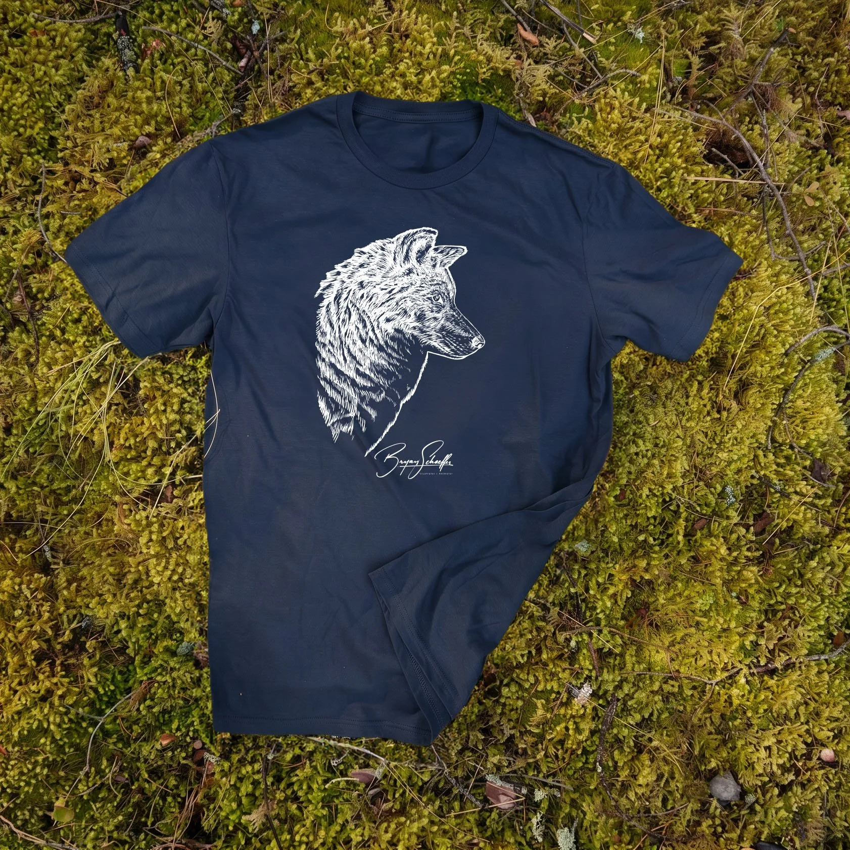 Wolf_T-Shirt_0002_Navy #0f1830.jpg