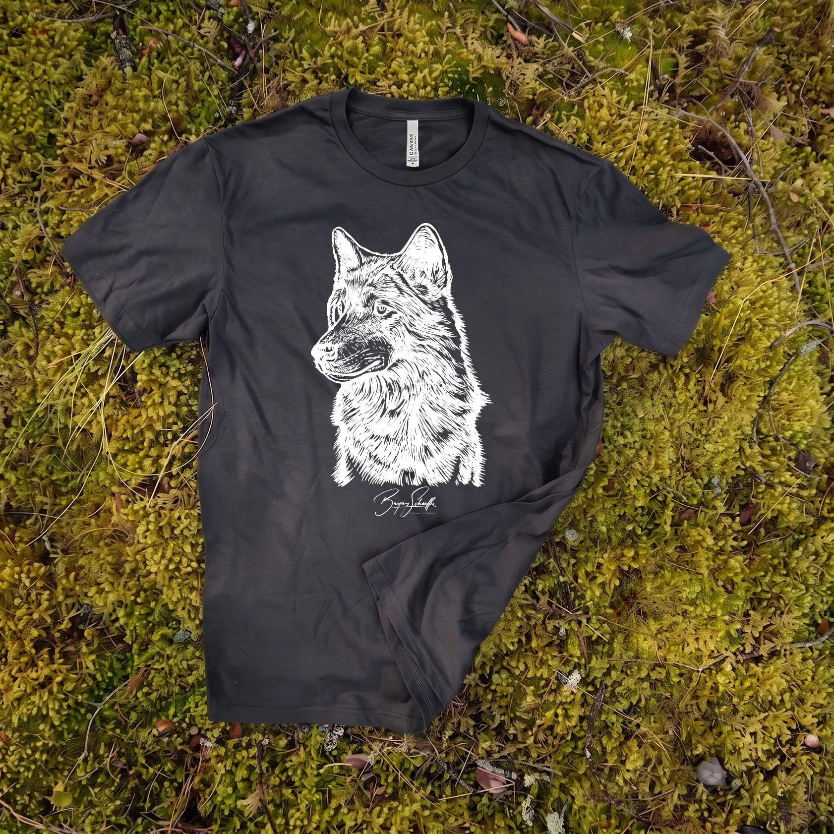 GoneWildWOlf_T-Shirt_0001_Dark Gray Hex#2a2929.jpg