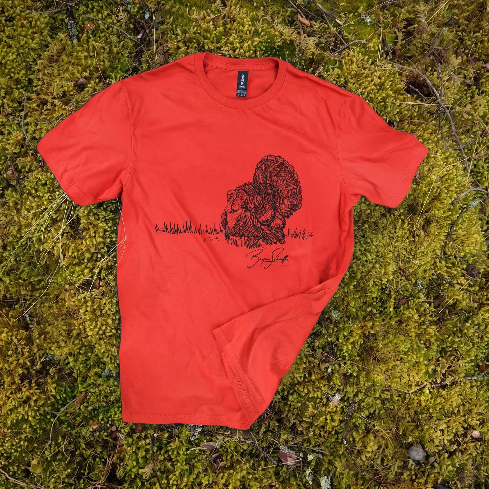 Turkey_T-Shirt_0001_Red #FF1B2B.jpg