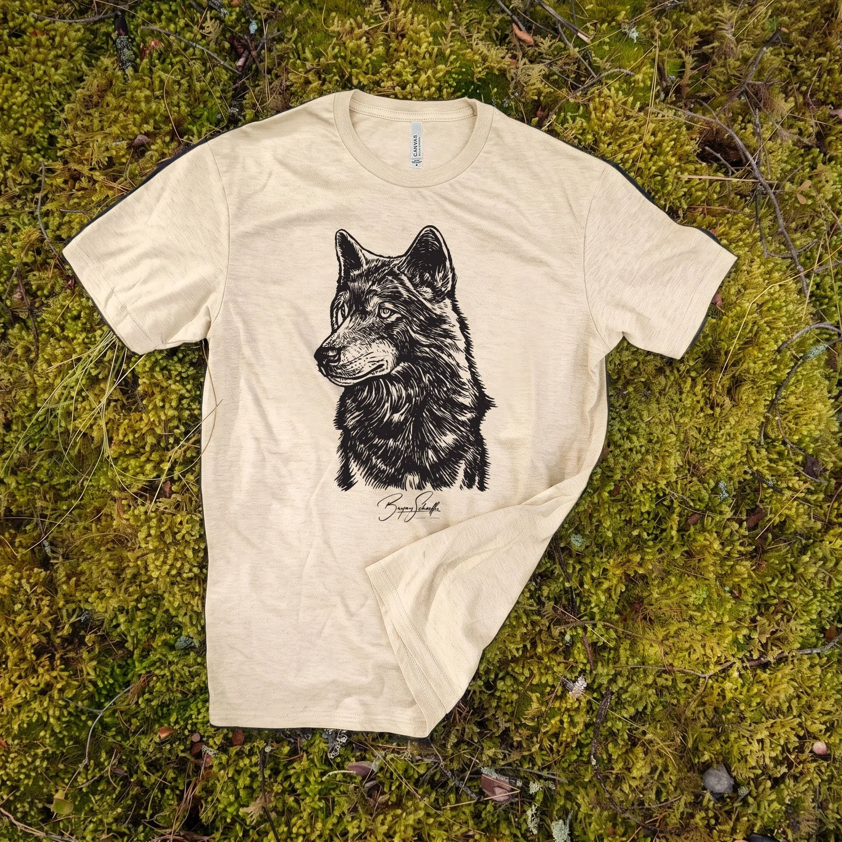 GoneWildWOlf_T-Shirt_0005_Natural #fef1d1.jpg
