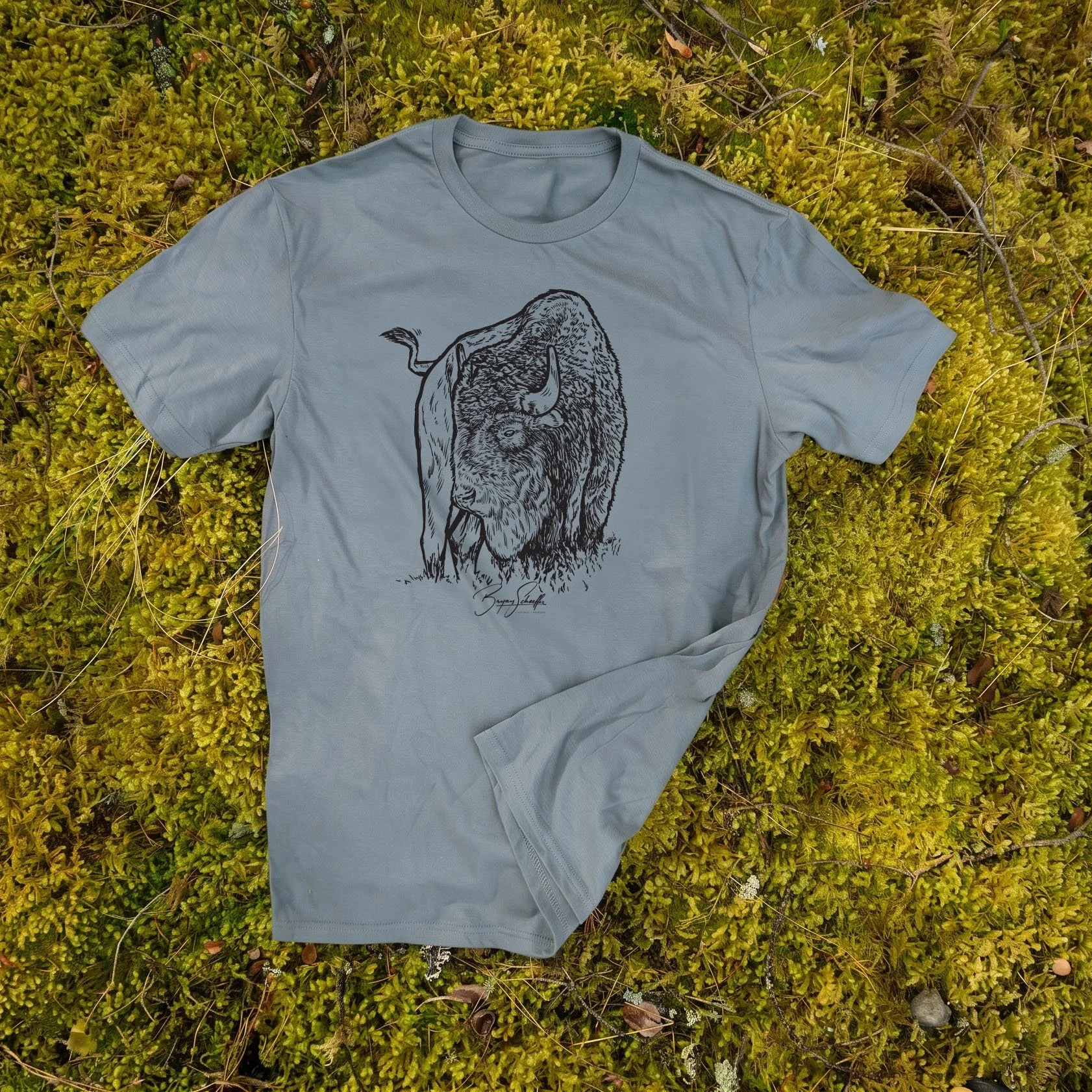 Bison_T-Shirt_0003_ Ice Blue hex#7a9096  .jpg