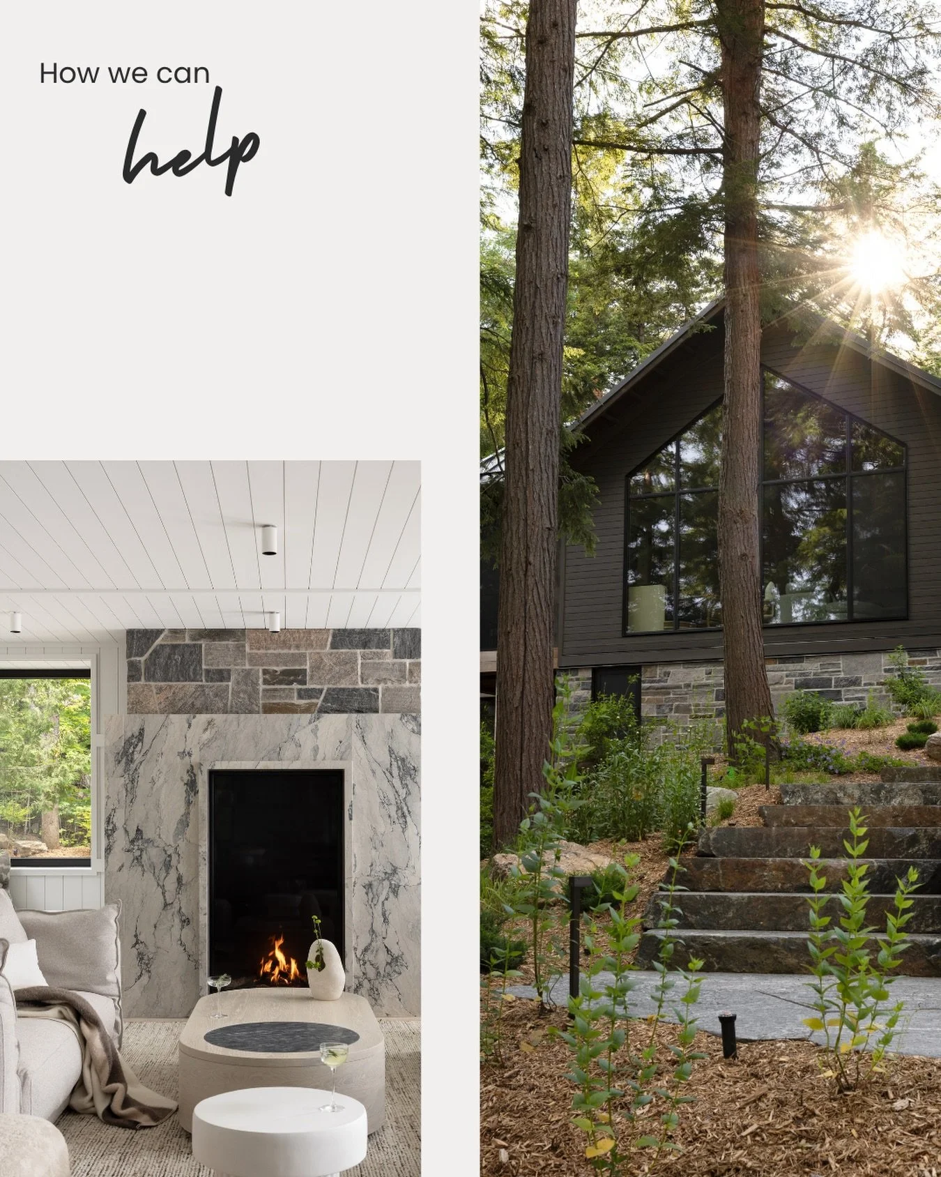 A beautifully built home deserves more than furniture dropped in at the end.

We come in before drywall, not after &mdash; reviewing drawings, flagging details, thinking through the interior while the build is still taking shape. It&rsquo;s a real pa