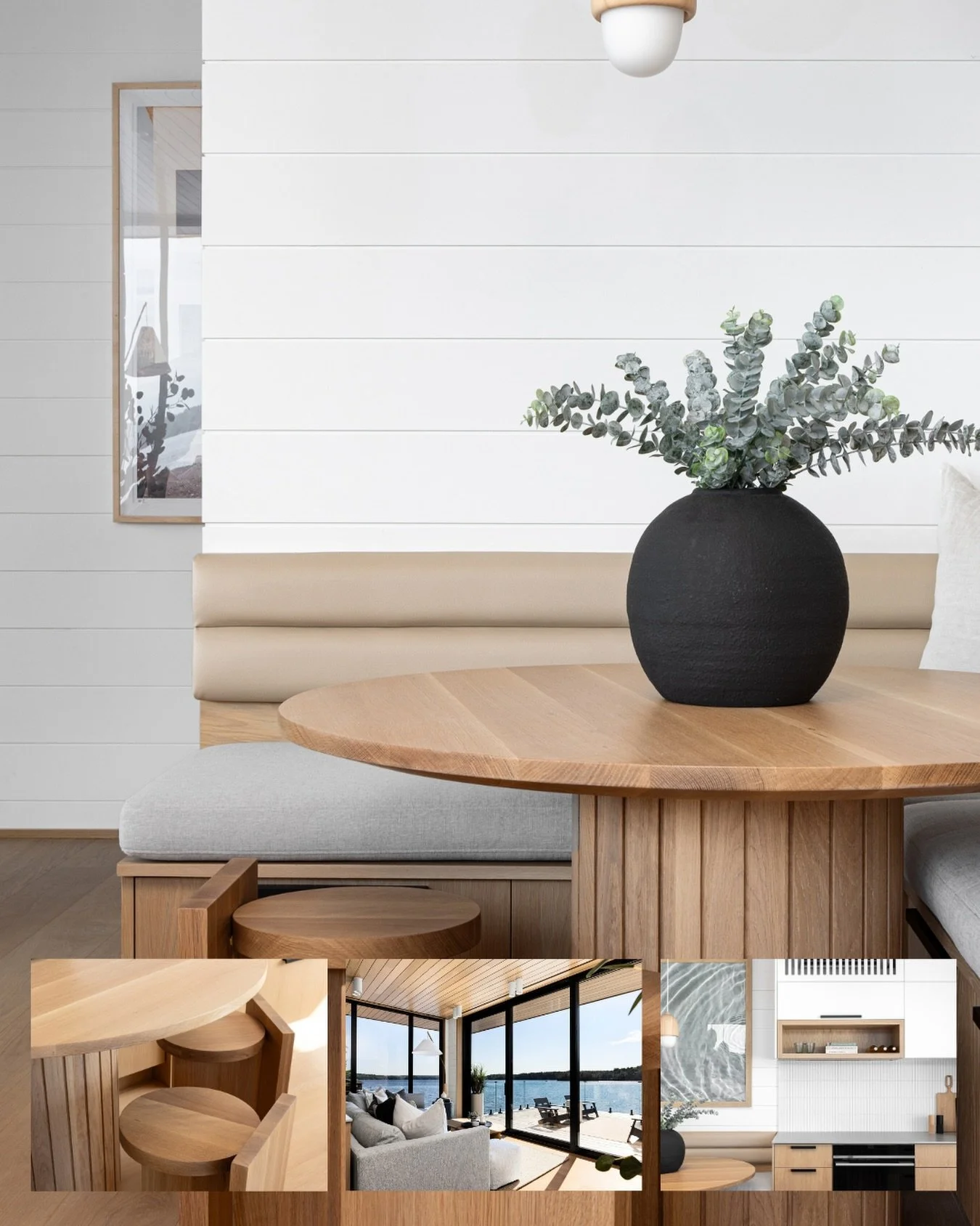Agents with lakeside listings: some homes are designed around the water from the very beginning, and buyers feel it right away. 

Warm wood carries out over the deck, the frames stay slim, and the railing is easy to see through. Everything was planne