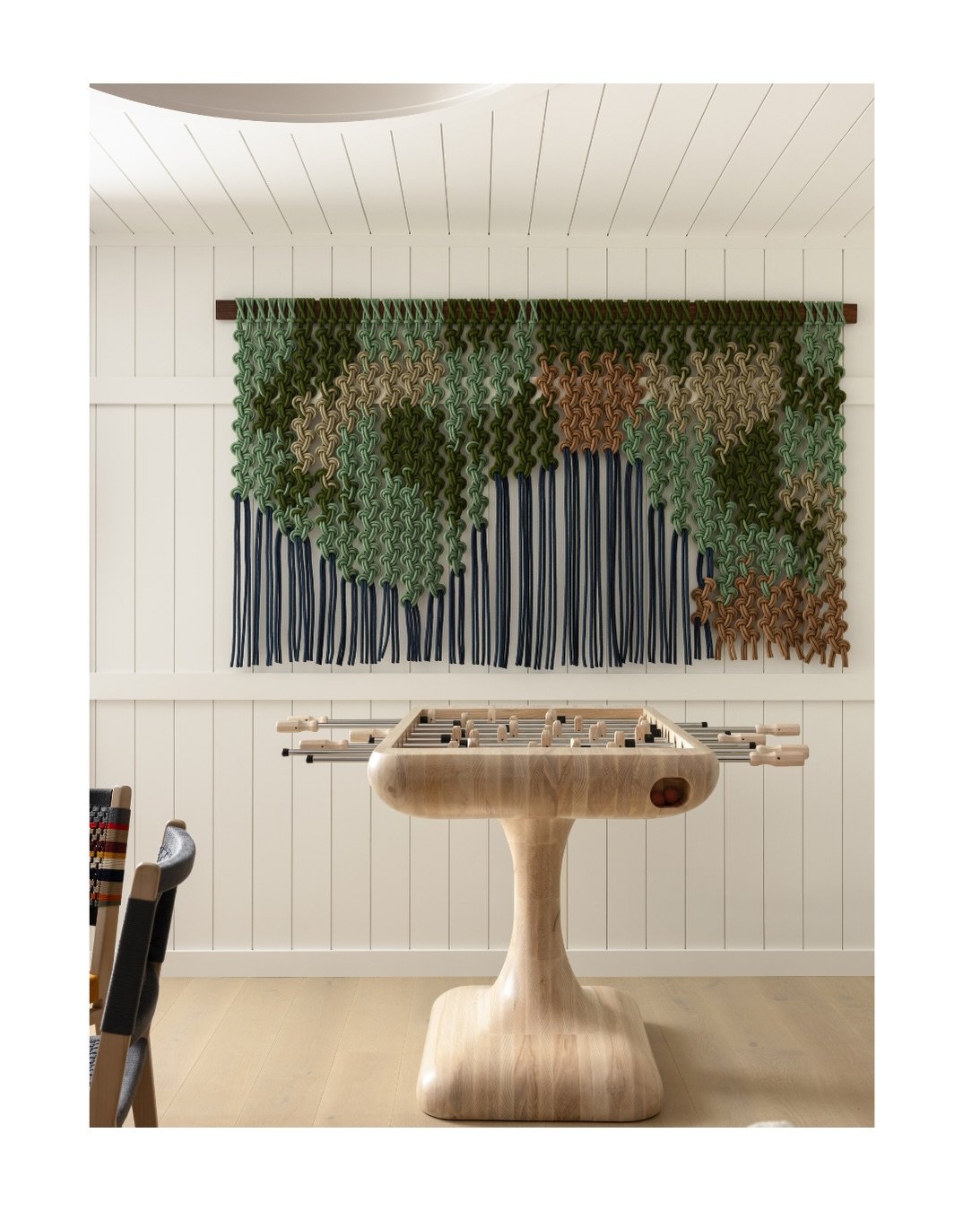The piece you can&rsquo;t find anywhere else &mdash; because it was made for here.

Some of the best details are the ones made to measure. A pale ash foosball table with a sculpted base, easy enough on the eye to leave out when friends come over, and